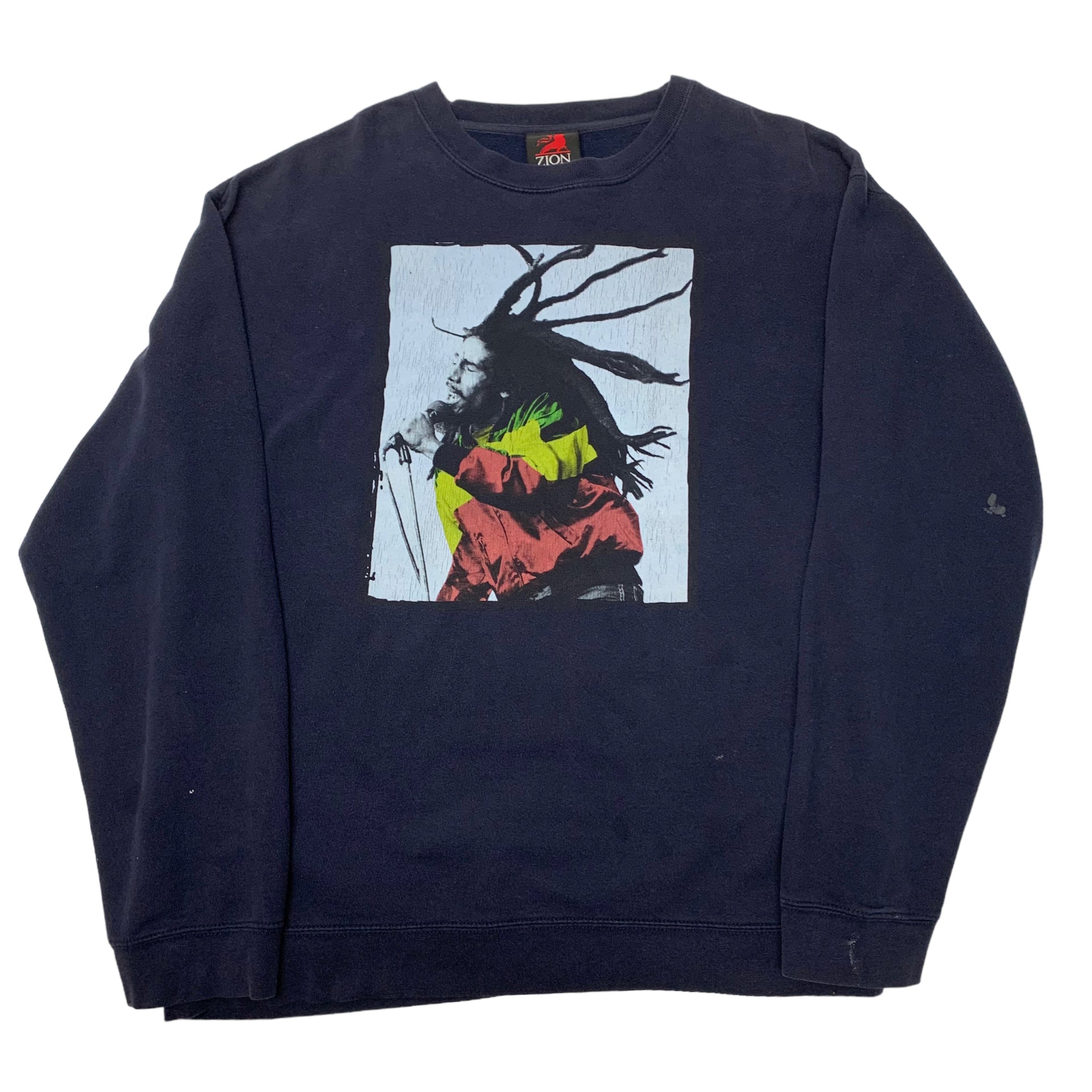 Vintage Bob Marley Zion Crewneck XL