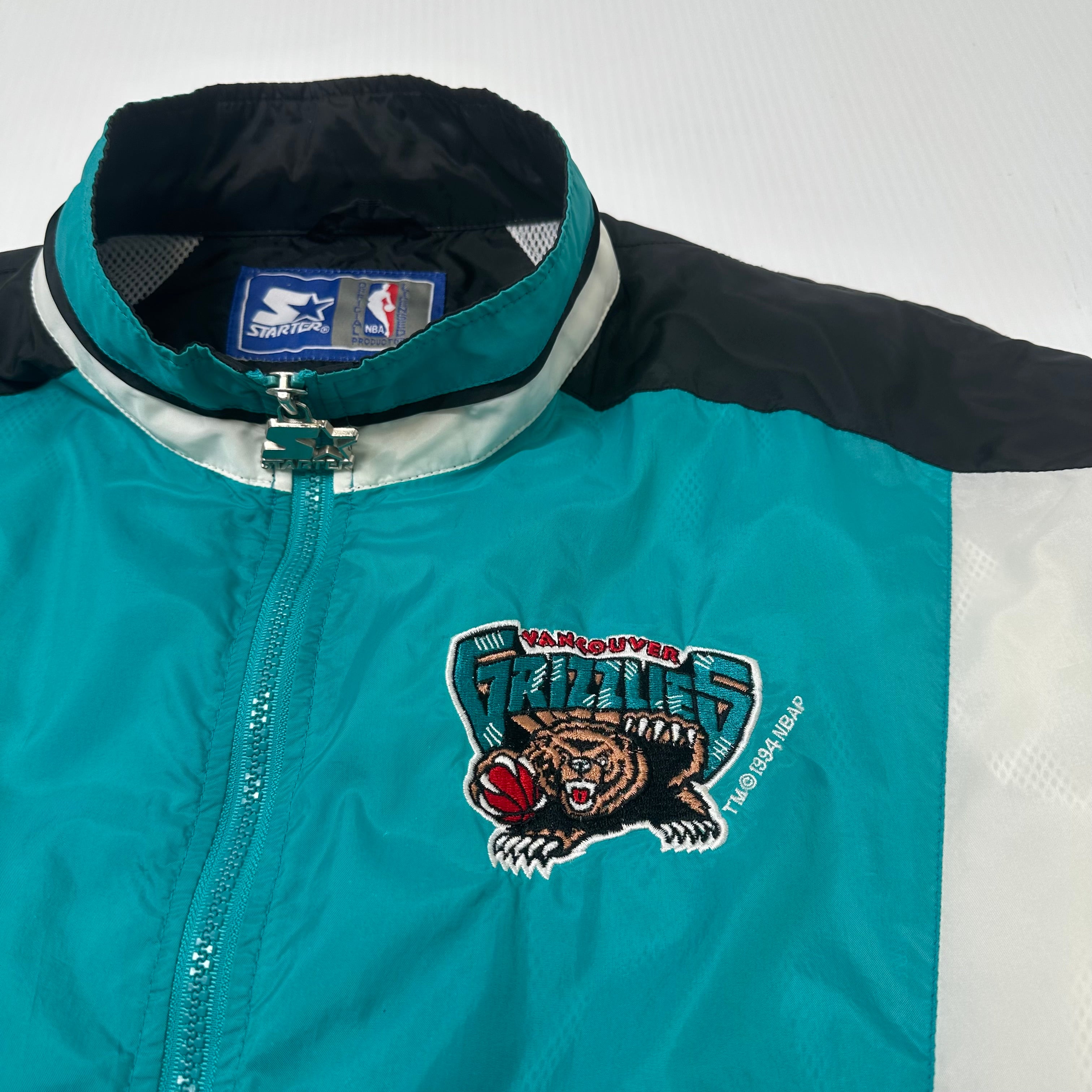 Vintage Starter Vancouver Grizzlies Windbreaker XXL
