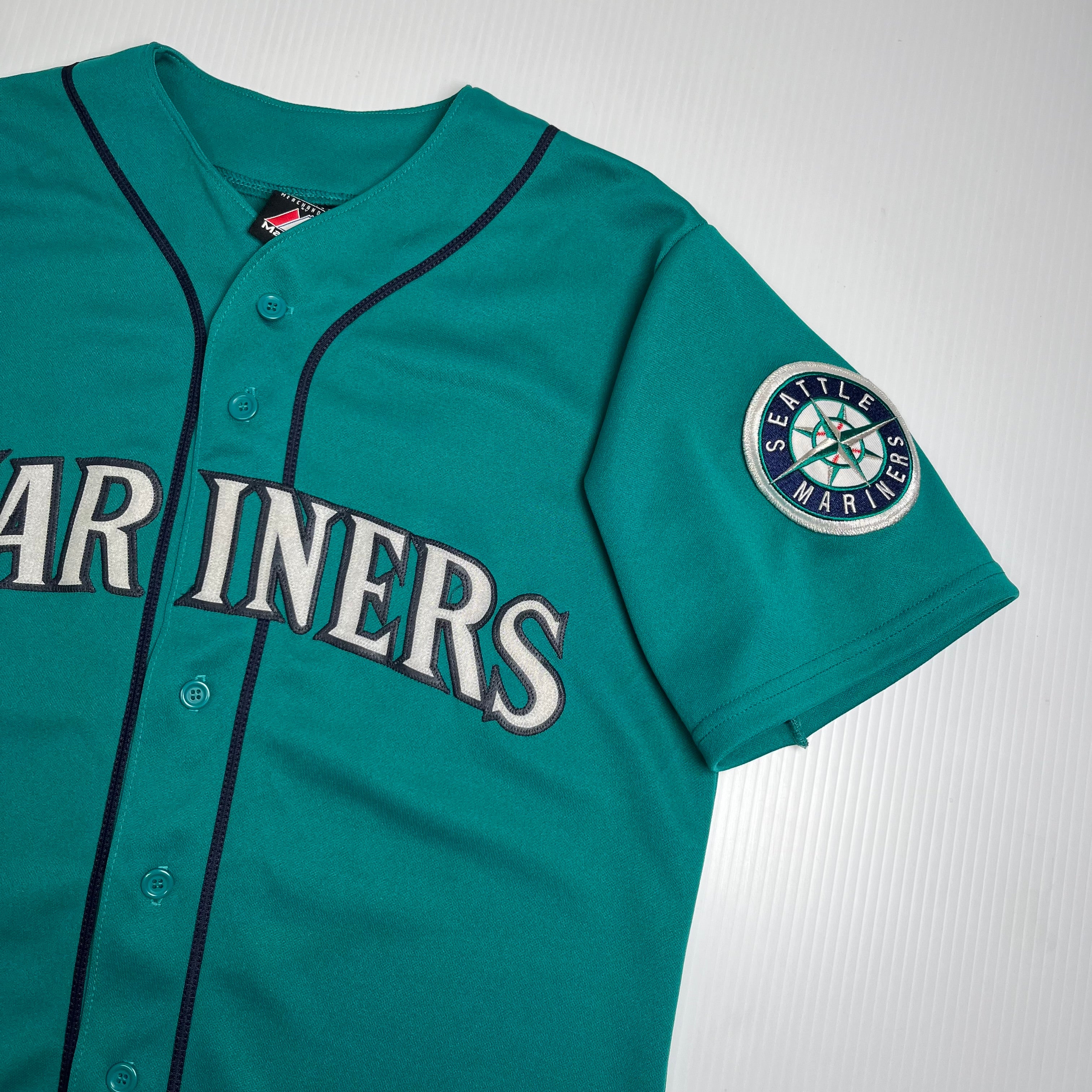 Vintage Majestic Seattle Mariners Ichiro Baseball Jersey S
