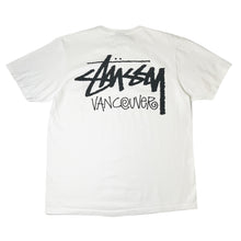 Load image into Gallery viewer, Stussy Vancouver Text Graphic Tee M
