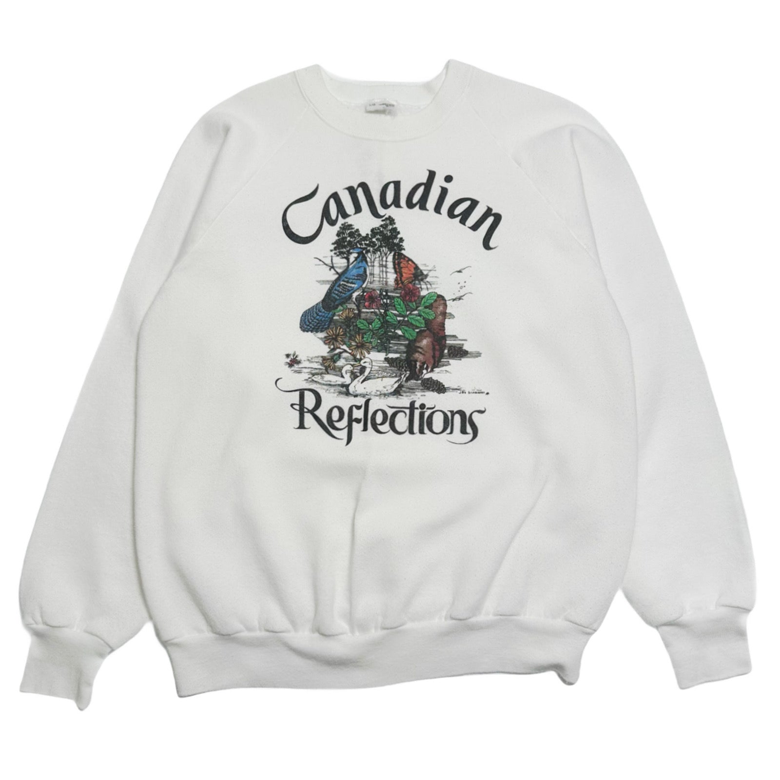 90s Canadian Reflections Nature Crewneck L