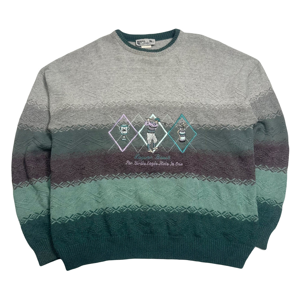 Vintage Laguna Beach Golf Knit Sweater M