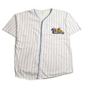 Vintage UCLA Striped Baseball Jersey L