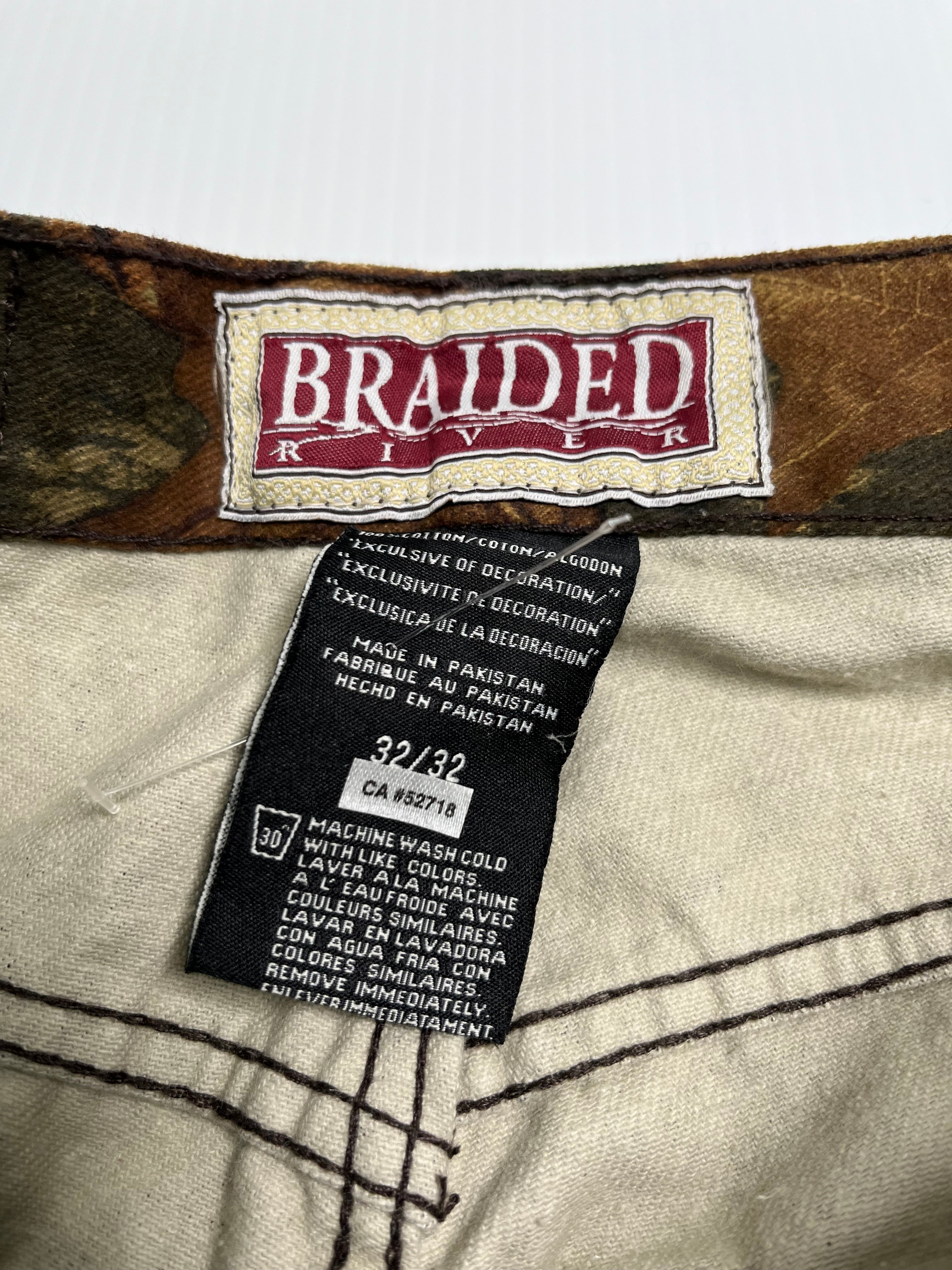 Braided Realtree Camouflage Carpenter Pants 30