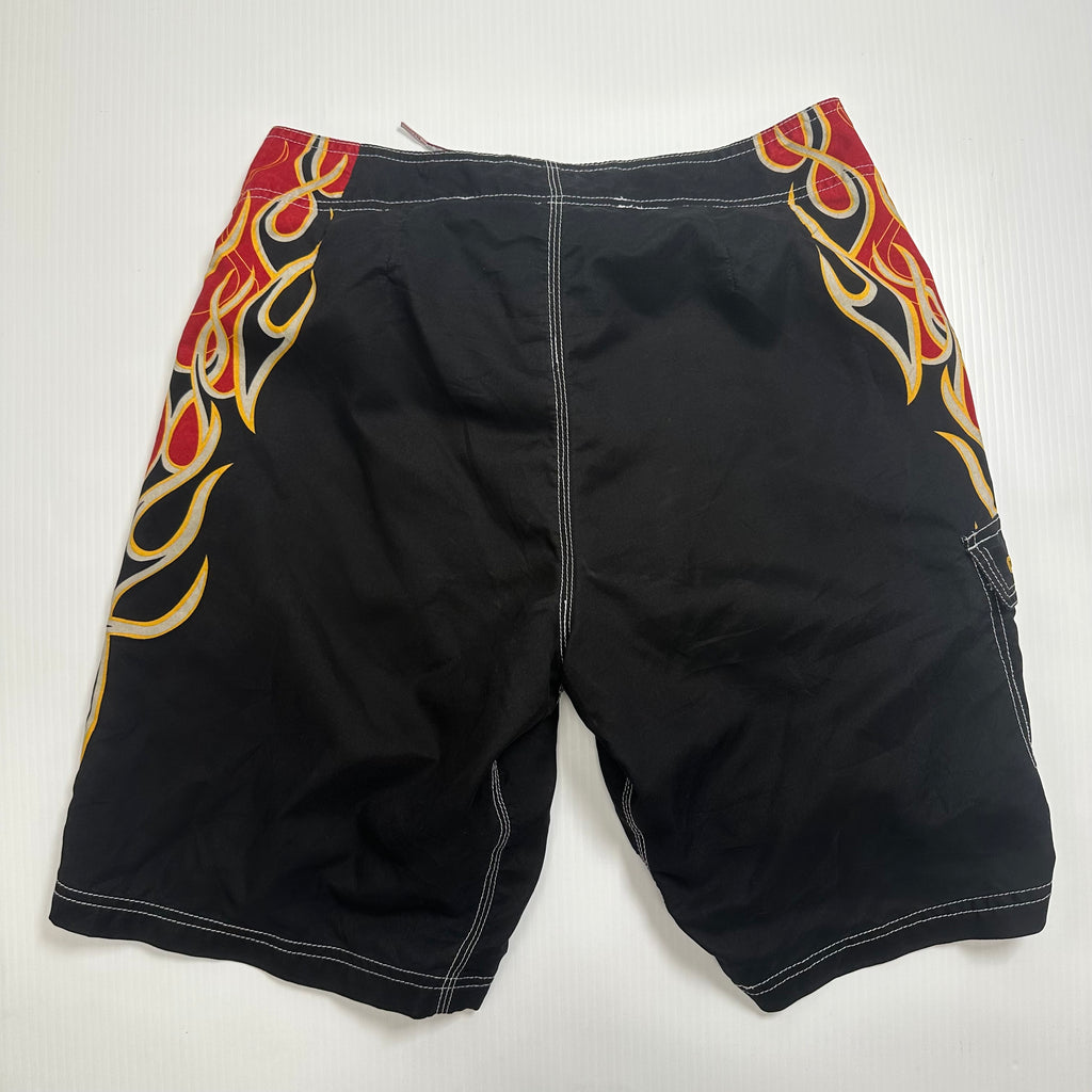 Y2K Bluenotes Renegade Flames Boardshorts S