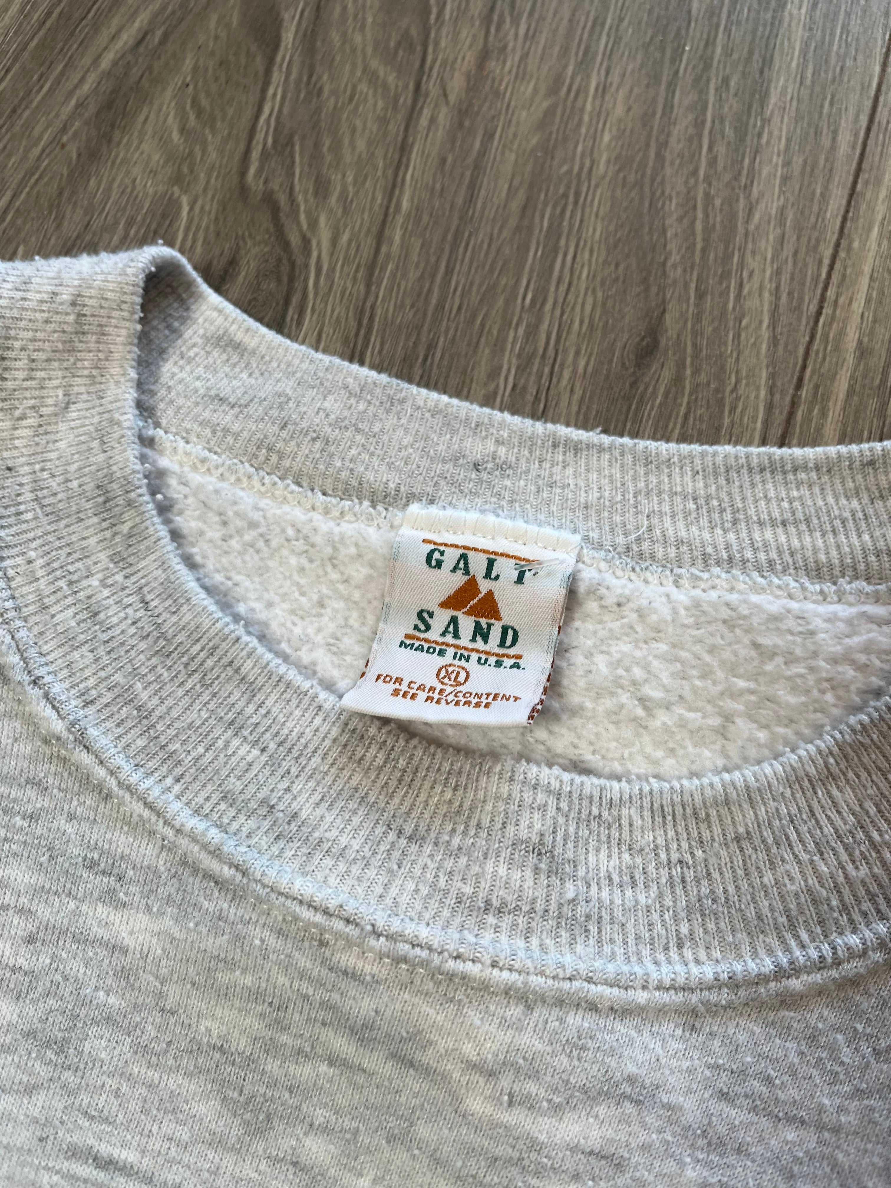 Vintage Harvard University Cropped Crewneck XL