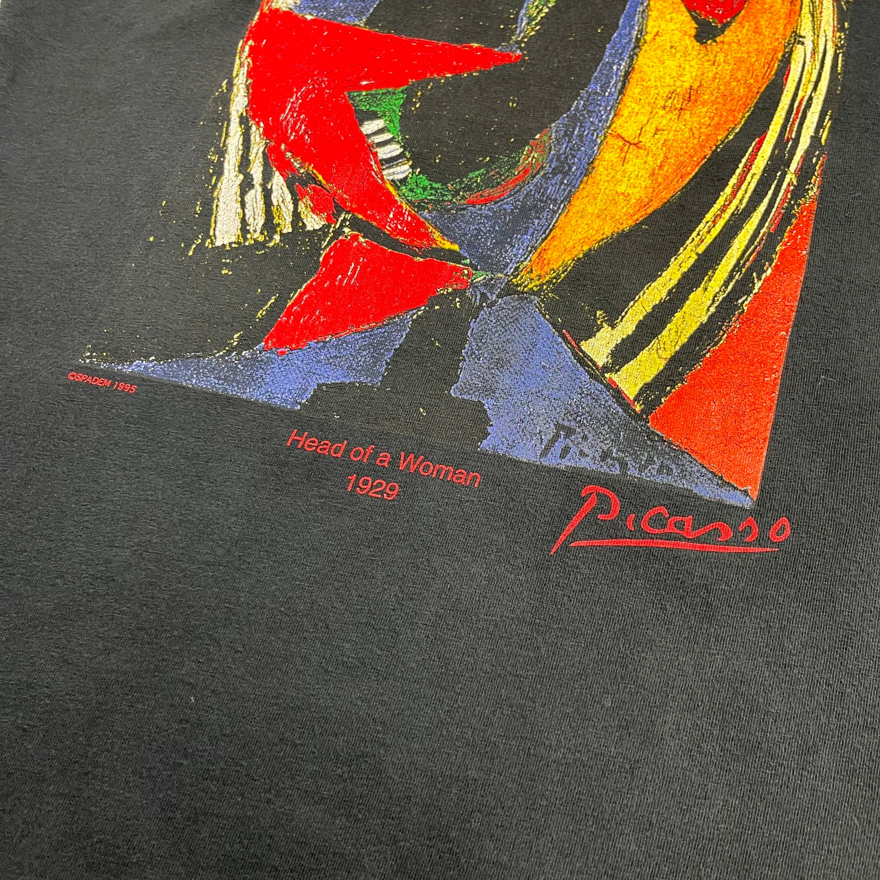 1995 Pablo Picasso Head Of A Woman Tee M