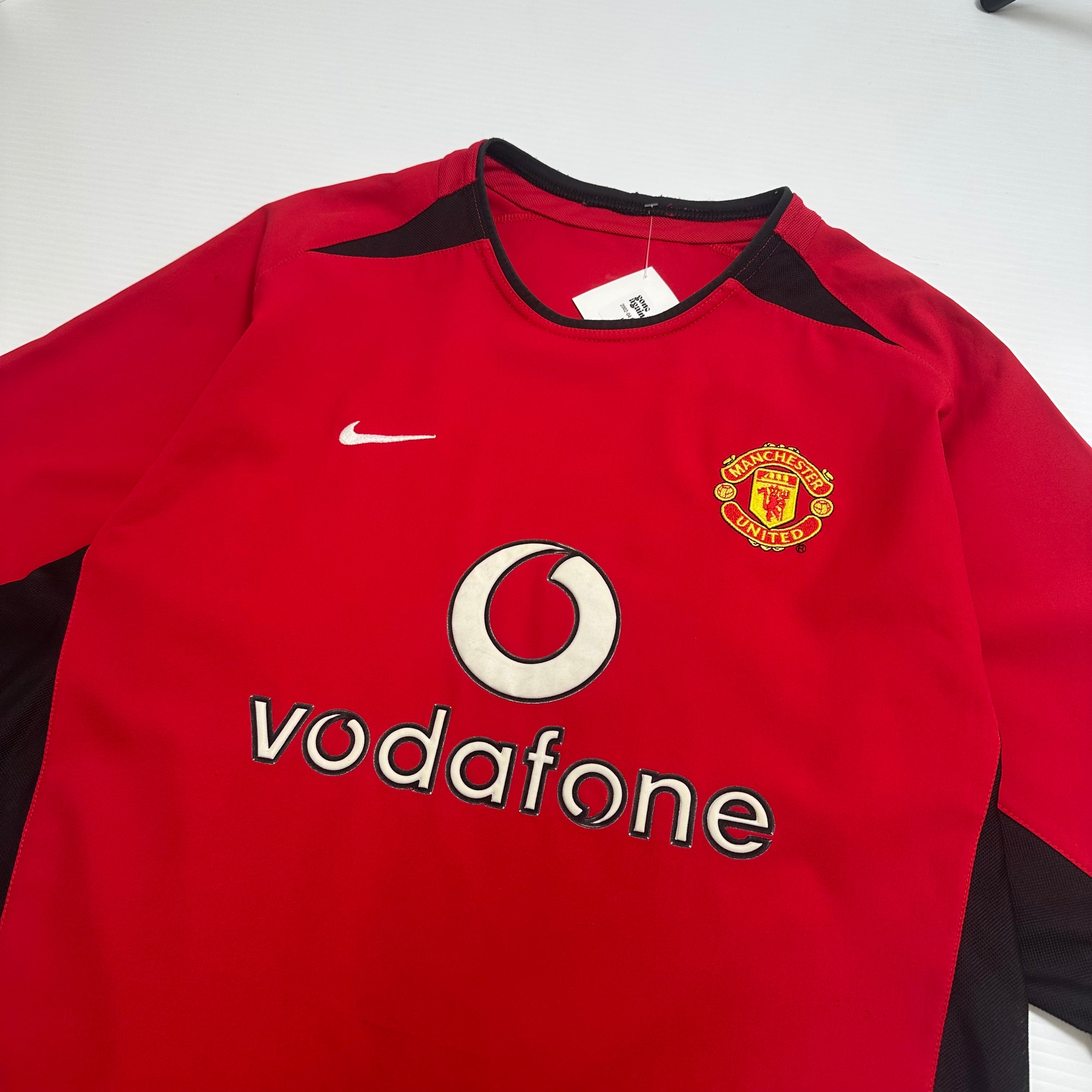 2002-04 Nike Manchester United Home Kit L