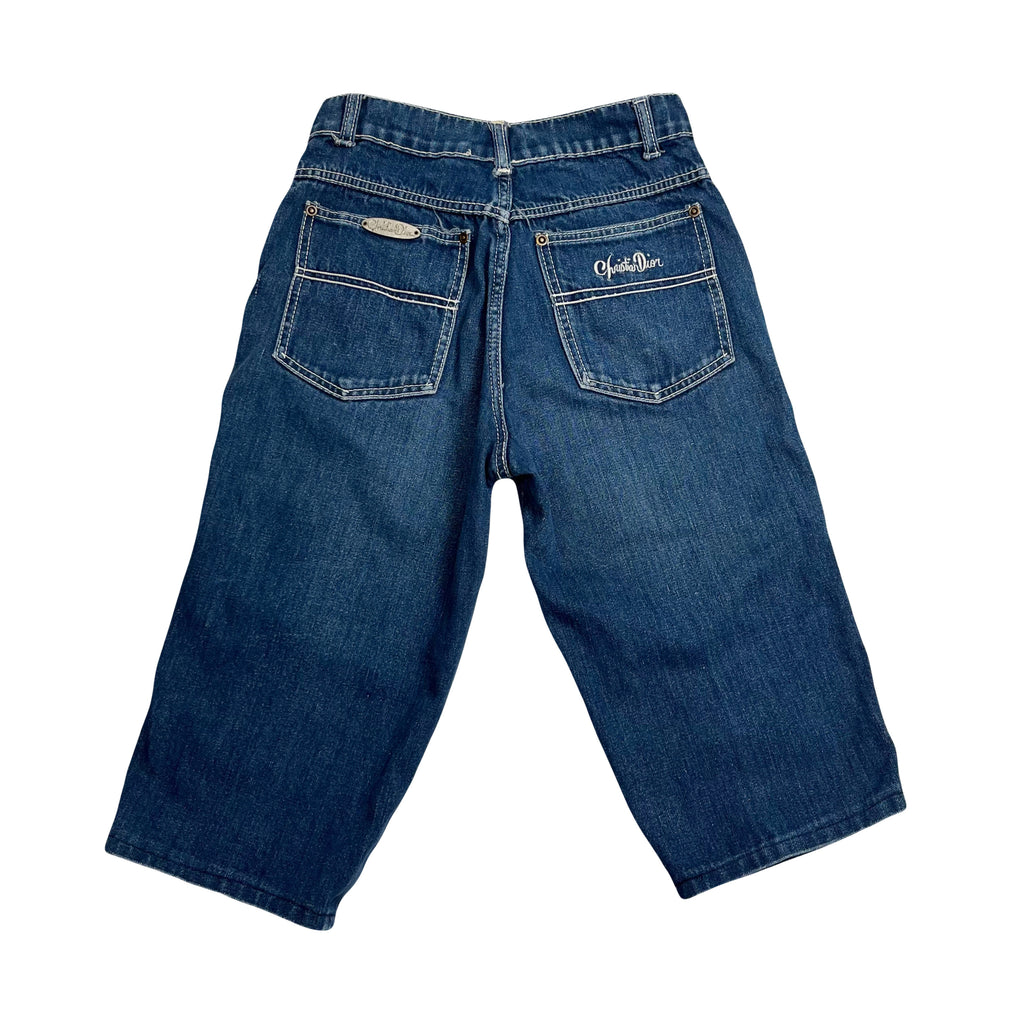 Vintage Christian Dior Denim Capri Shorts 29