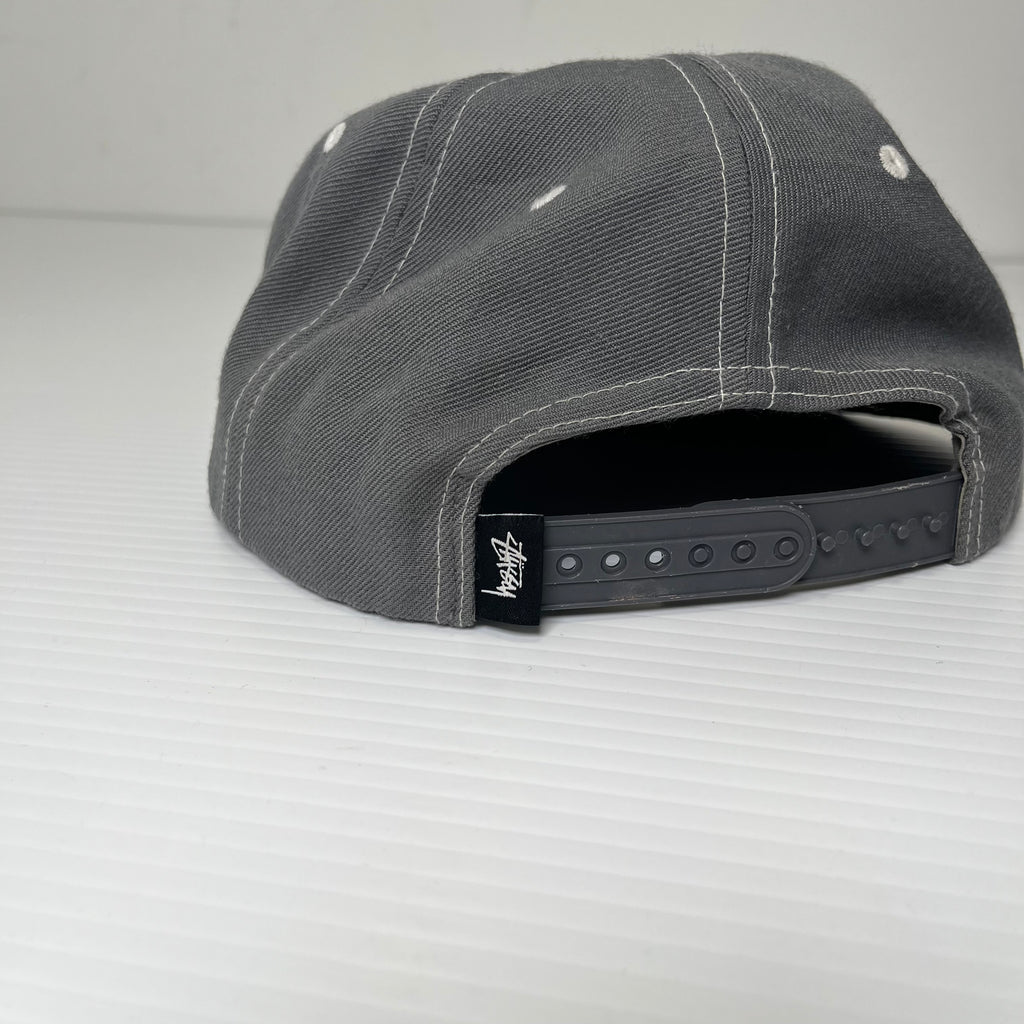 Stussy Logo Contrast Stitch Snapback Hat