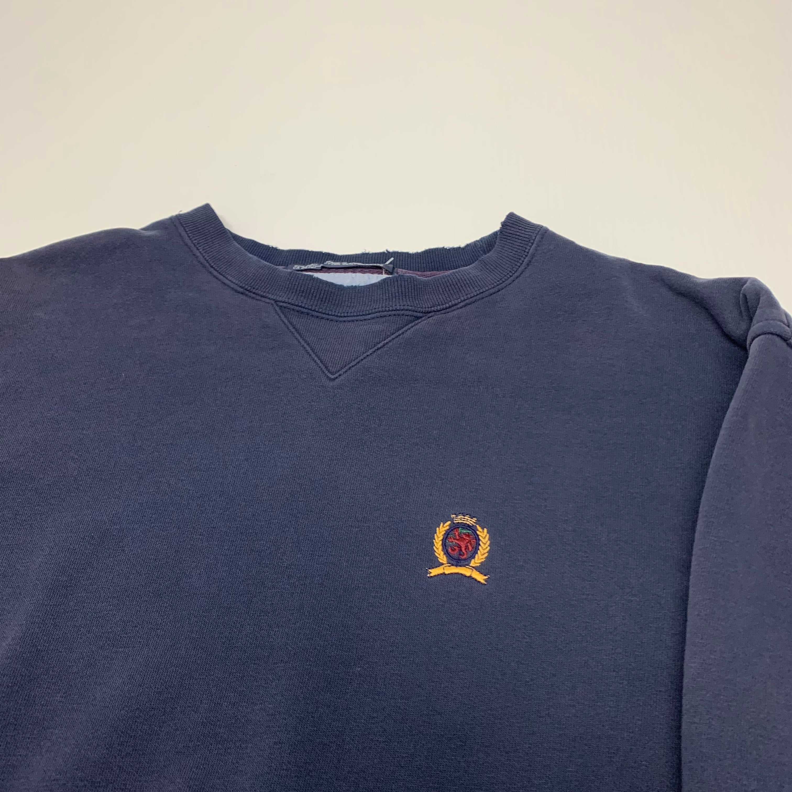 90s Navy Tommy Hilfiger Crewneck M