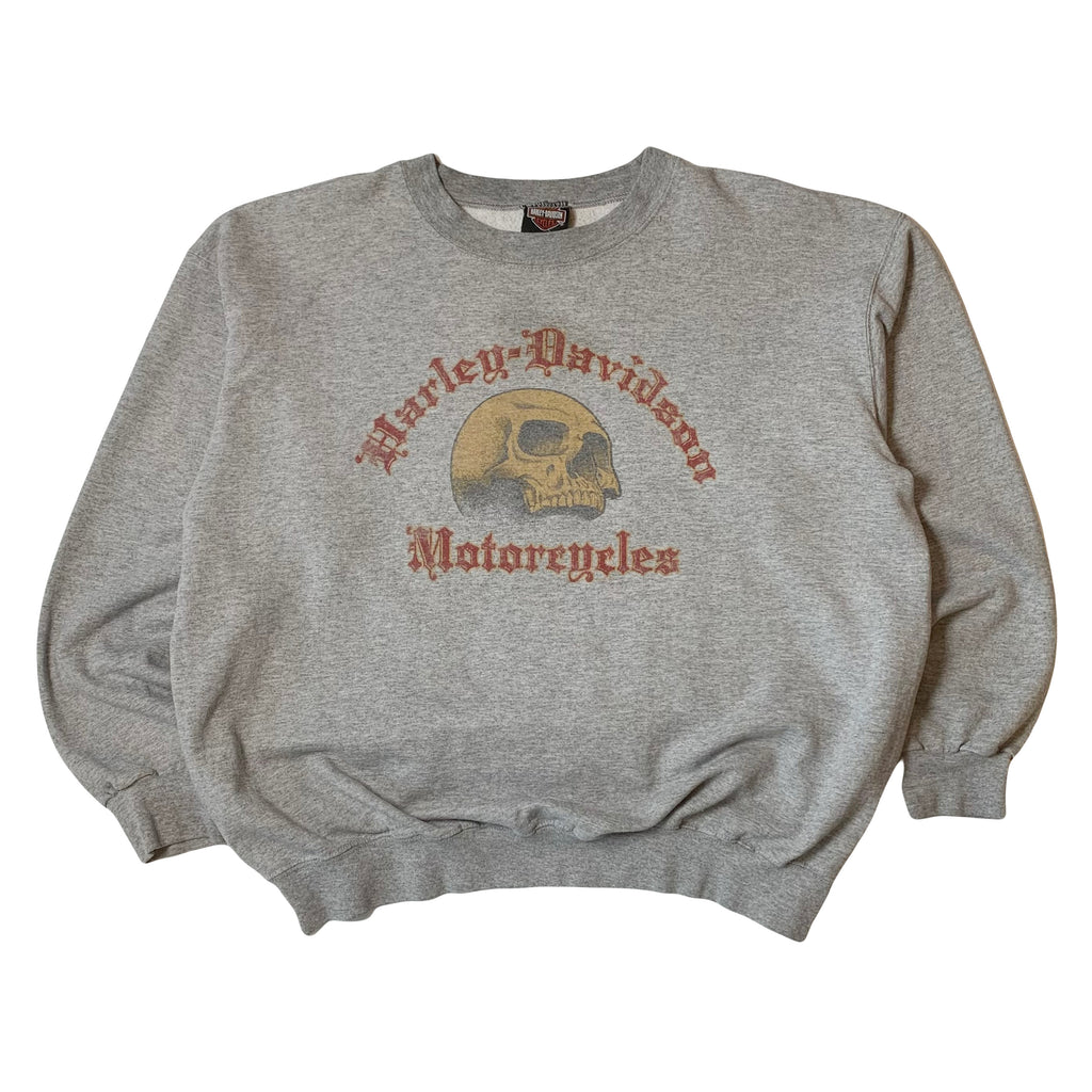 Vintage Harley Davidson Edinburgh Scotland Crewneck L