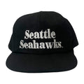 Vintage Seattle Seahawks Text Logo Snapback Hat