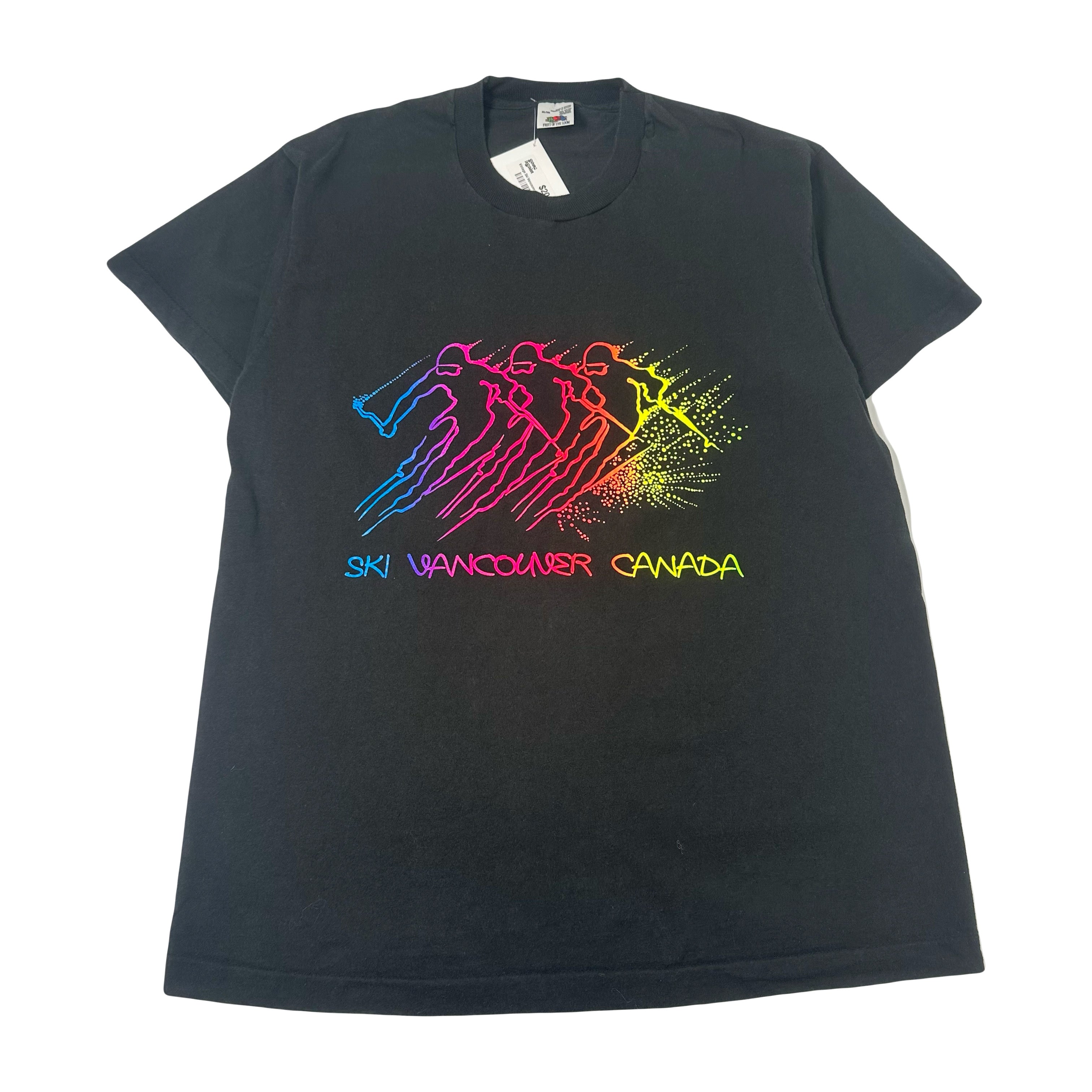 Vintage Ski Vancouver Canada Graphic Tee XL
