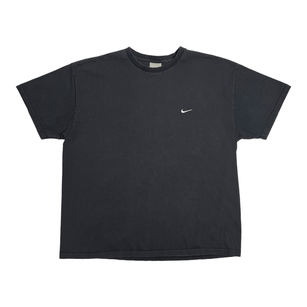 Y2K Nike Swoosh Black Tee XL