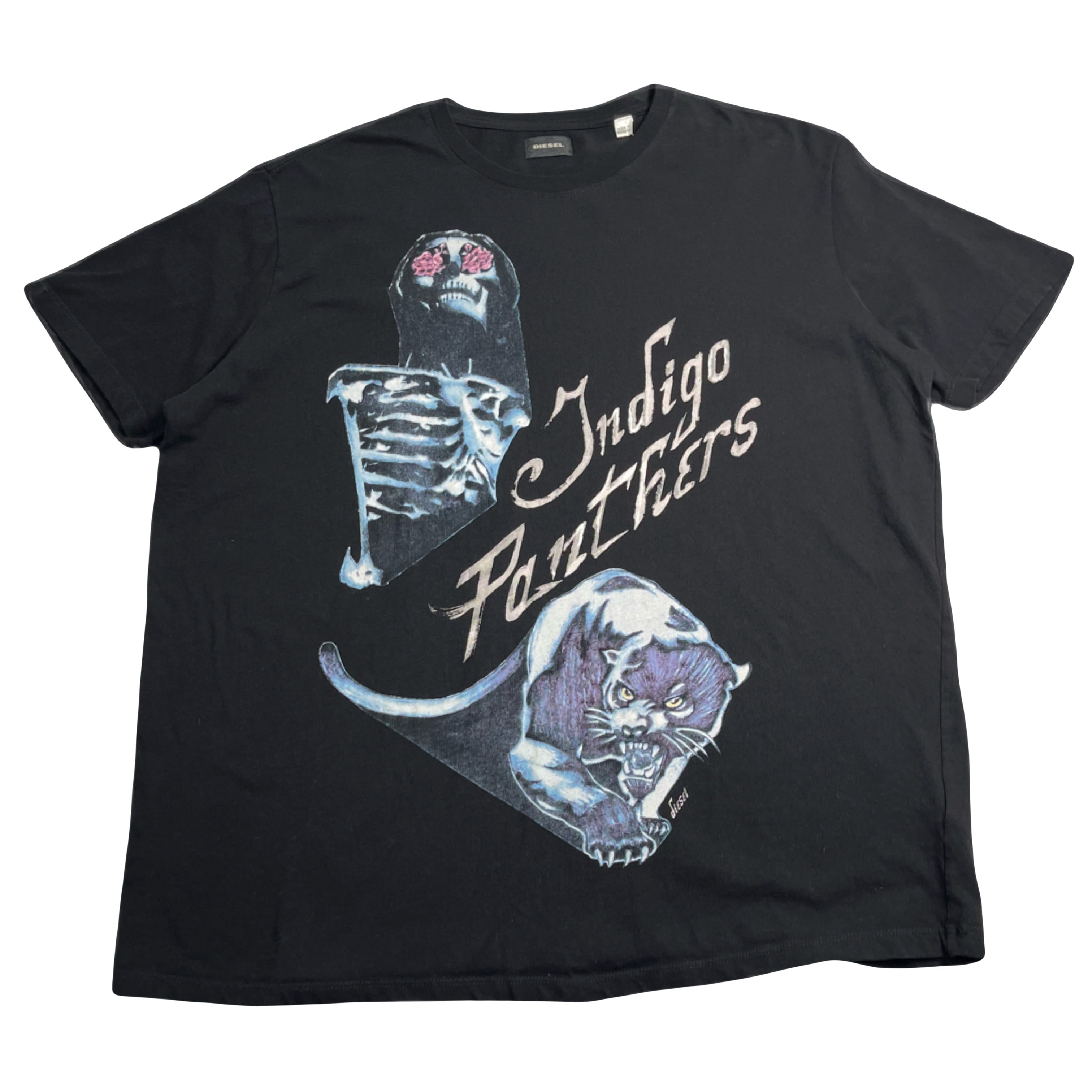 Diesel Indigo Panthers Graphic Tee XXL