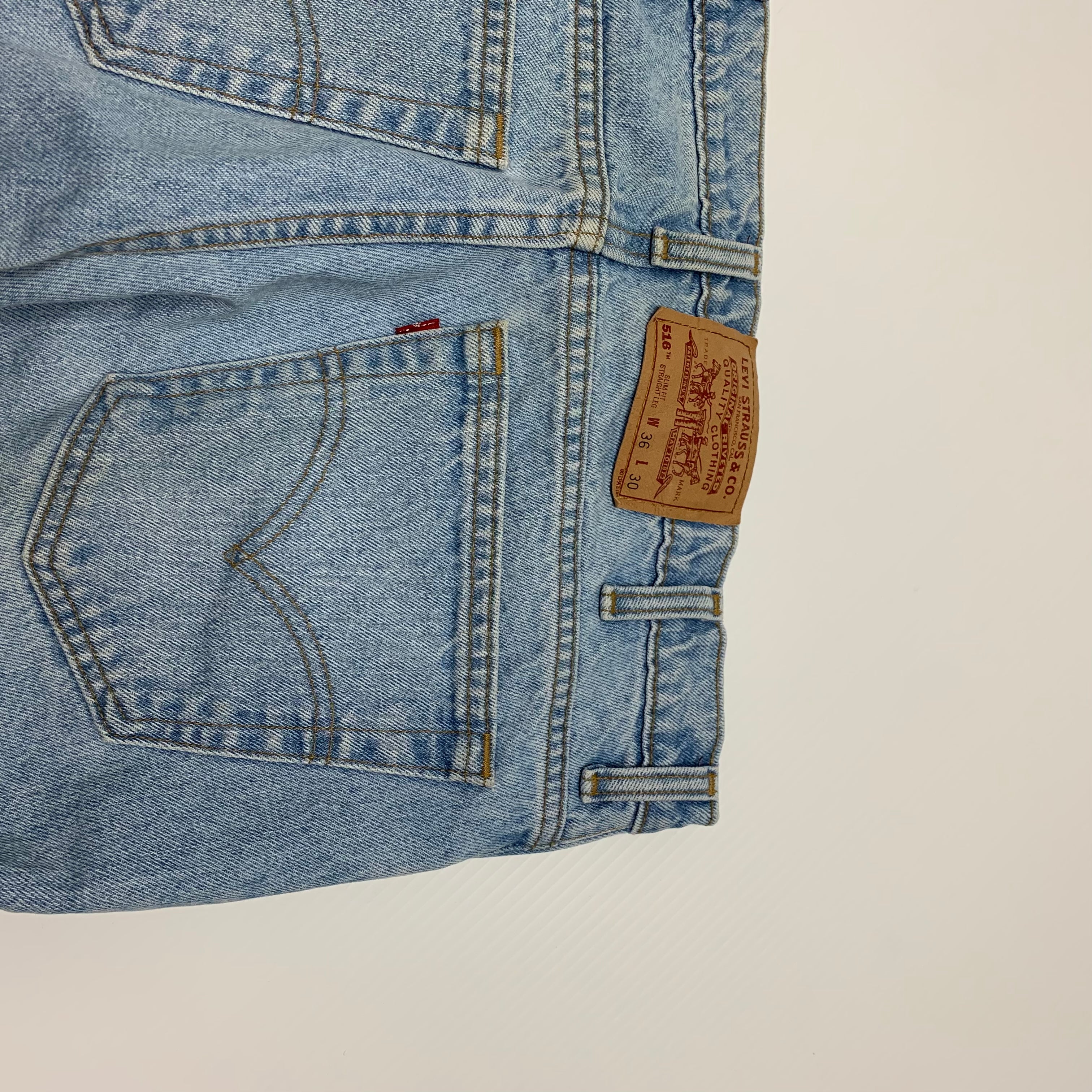 Vintage Light Wash Levi’s 516 34x28