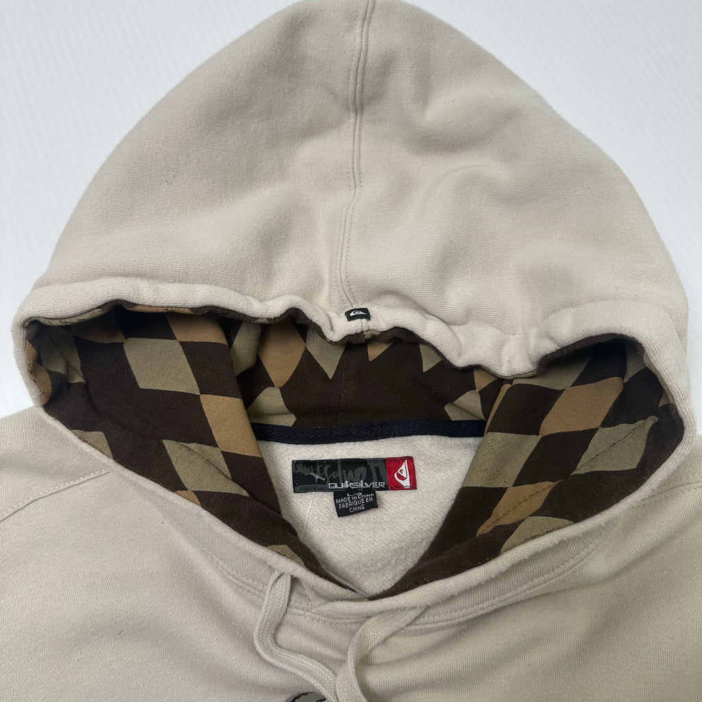 Y2K Quiksilver Graphic Hoodie L
