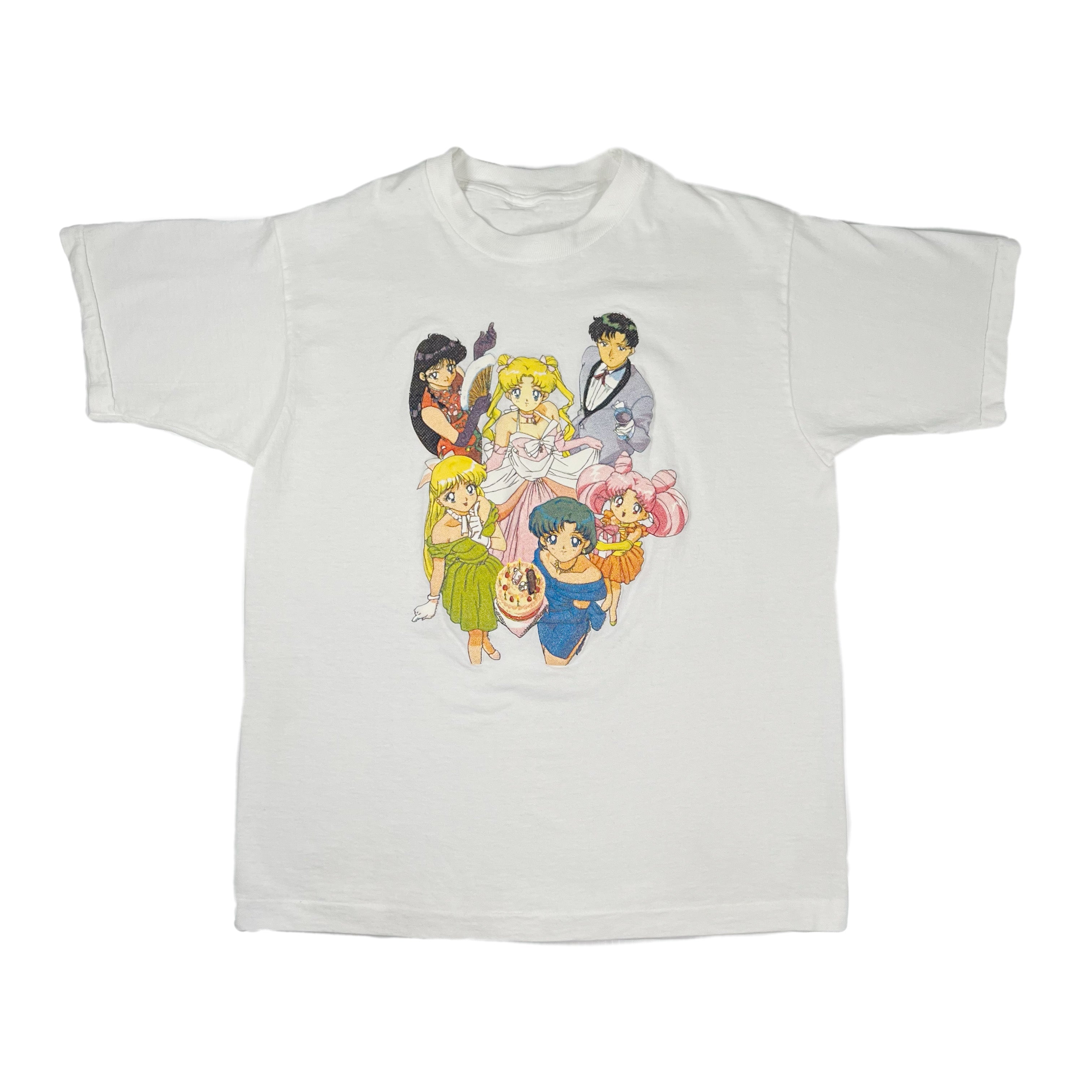 Vintage Sailor Moon Puff Print Tee S