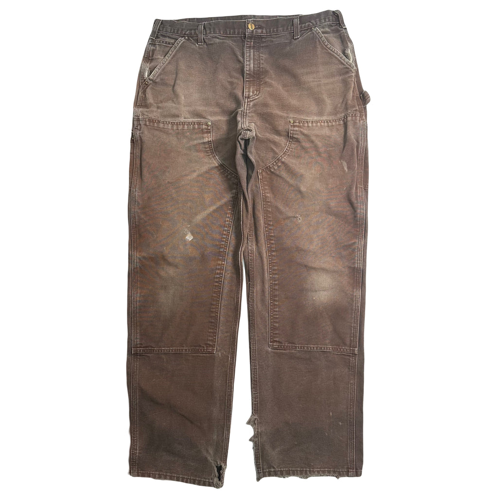 Vintage Carhartt Faded Double Knee Denim 37