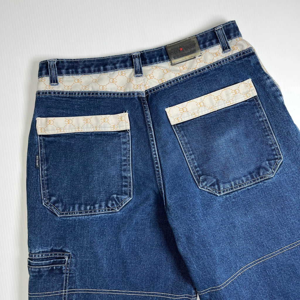 Y2K O.G. Gear USA Baggy Denim Shorts 34