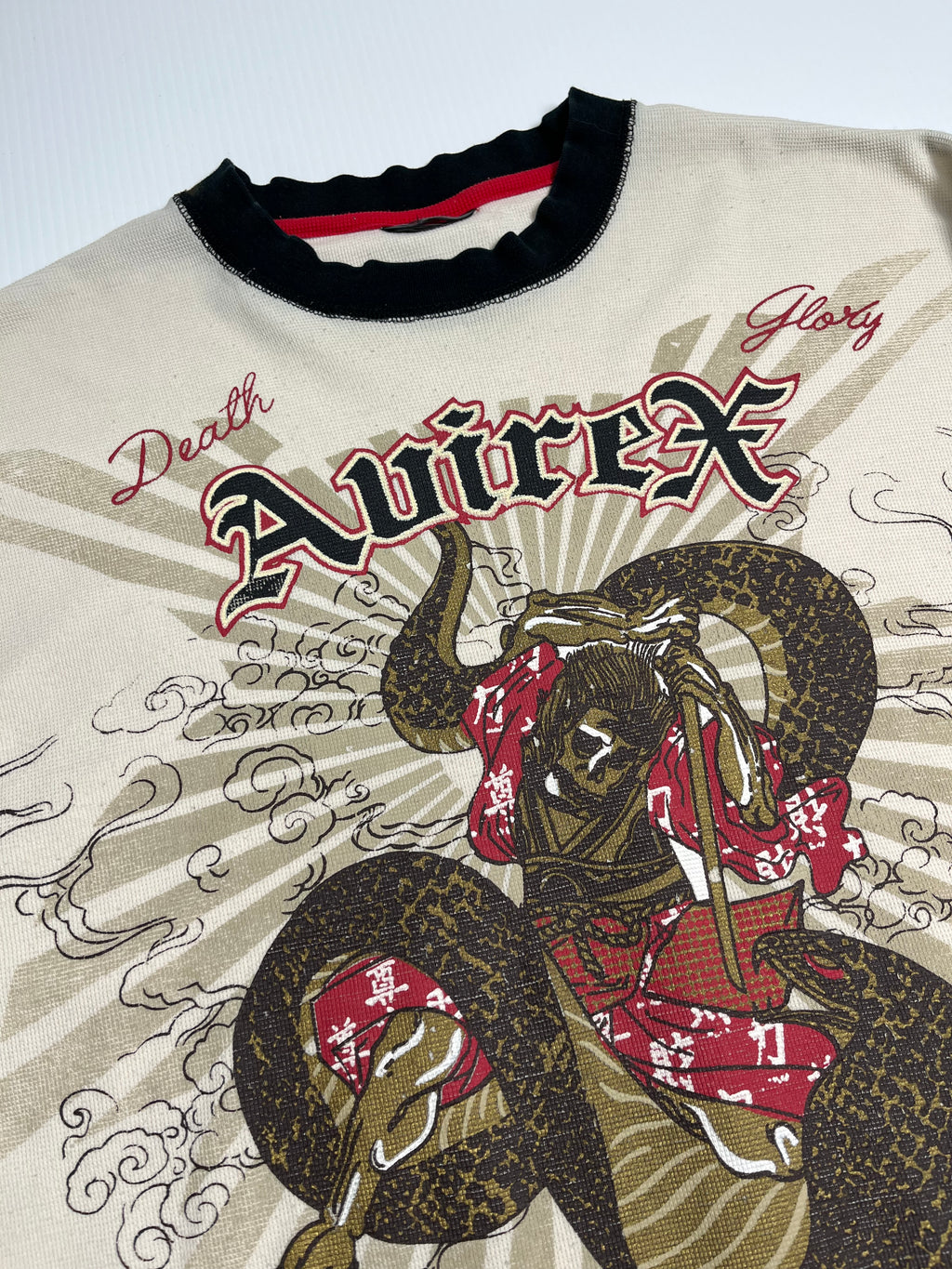 Avirex Death Glory Waffle Knit Longsleeve XL