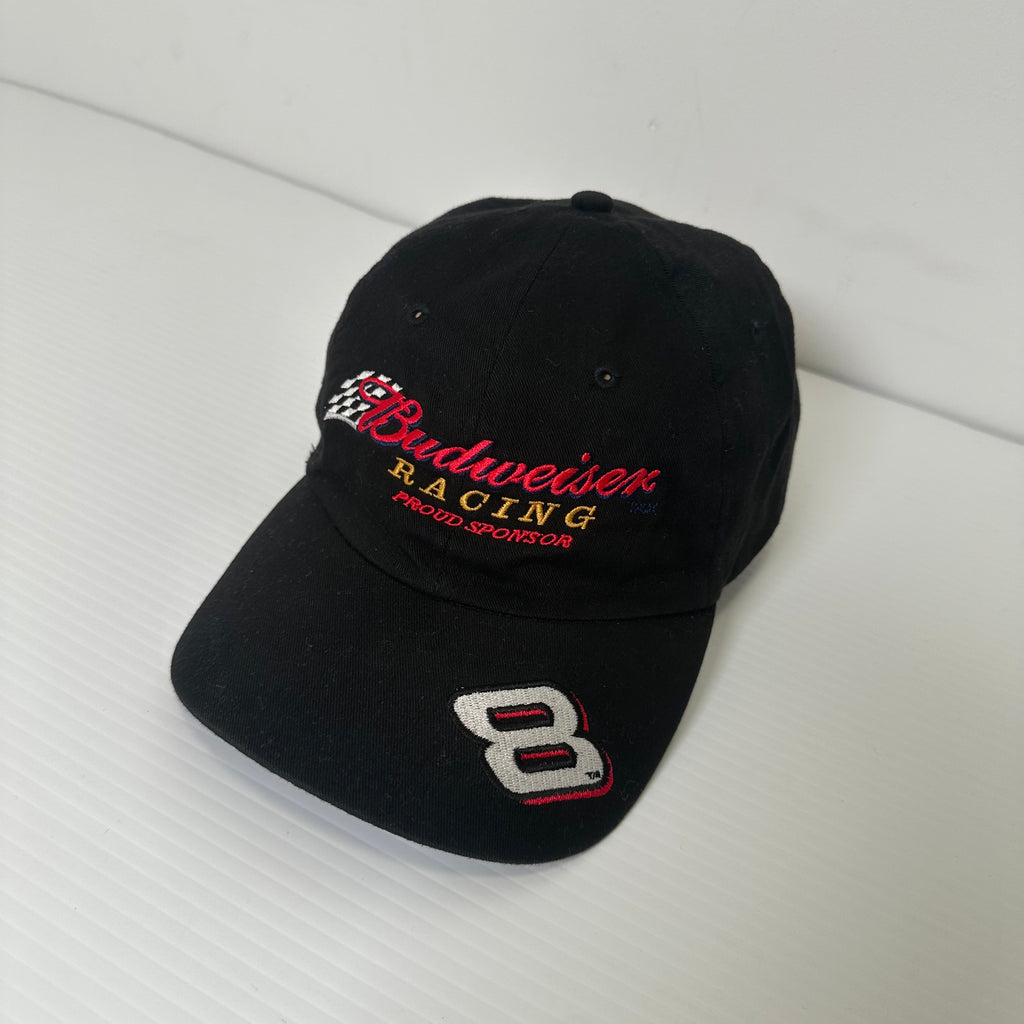 Vintage Budweiser Racing #8 Strapback Hat