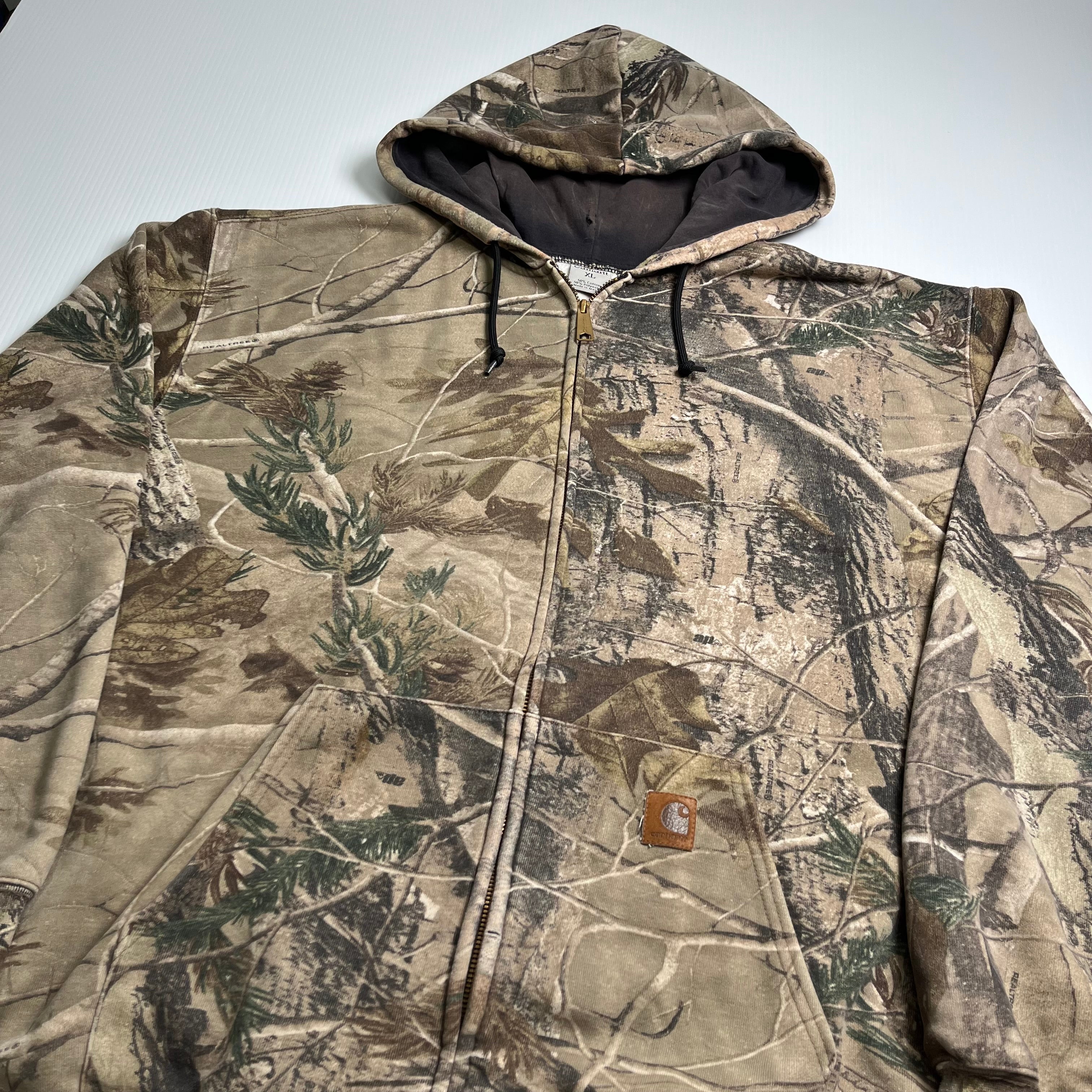 Vintage Carhartt Real Tree Zip Hoodie XL