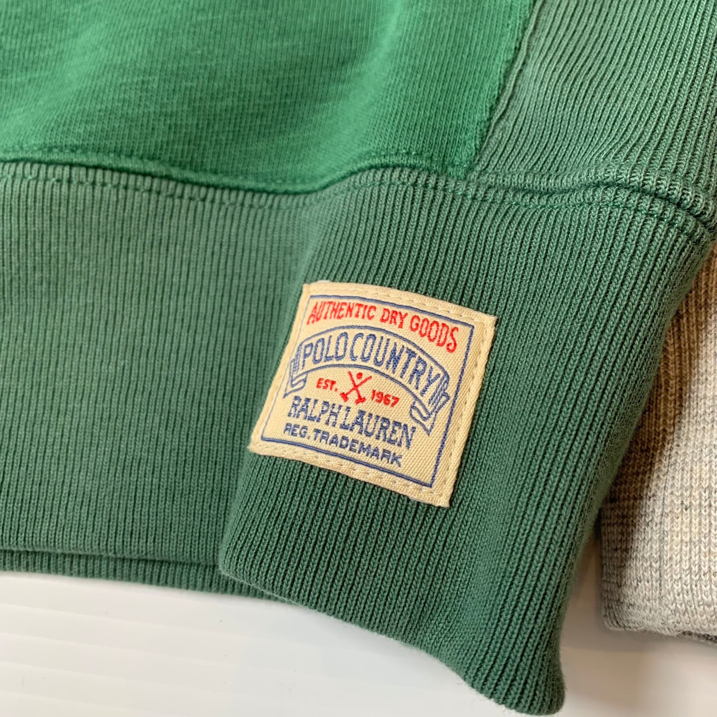 Polo Ralph Lauren Patchwork Sleeve Flag Crewneck S