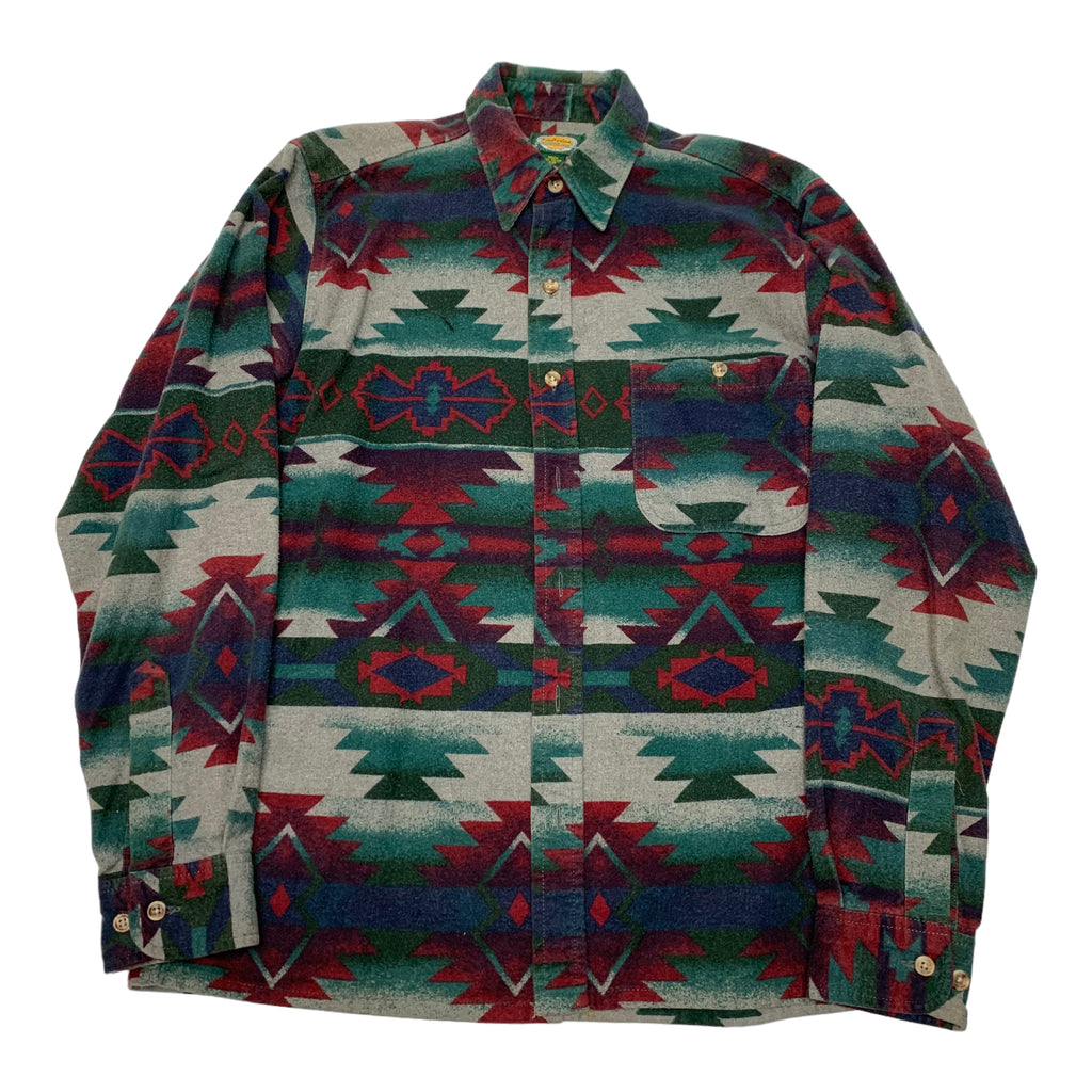 Vintage Cabelas Navajo Button Up M