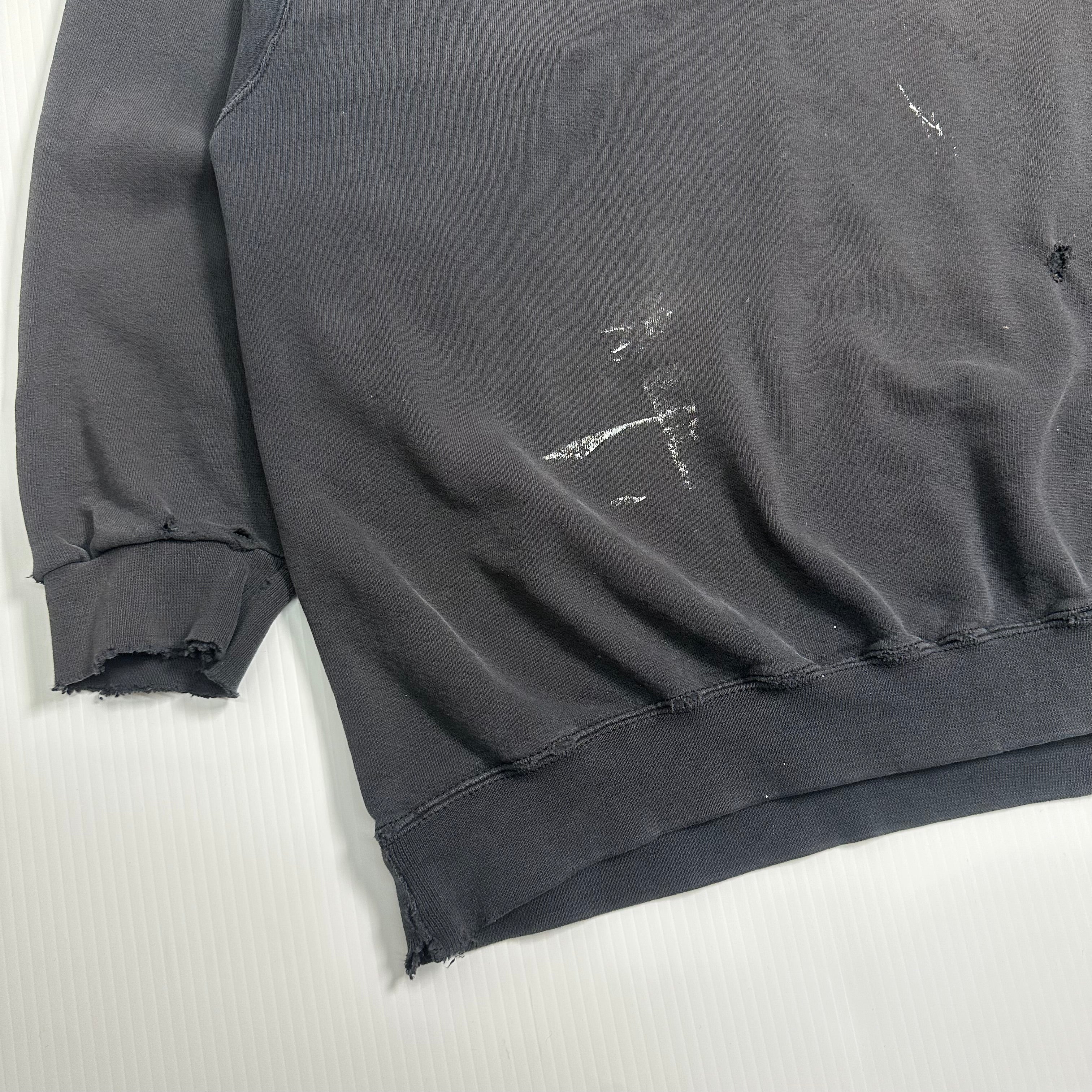 90s Nike Thrashed Mini Swoosh Crewneck XXXL