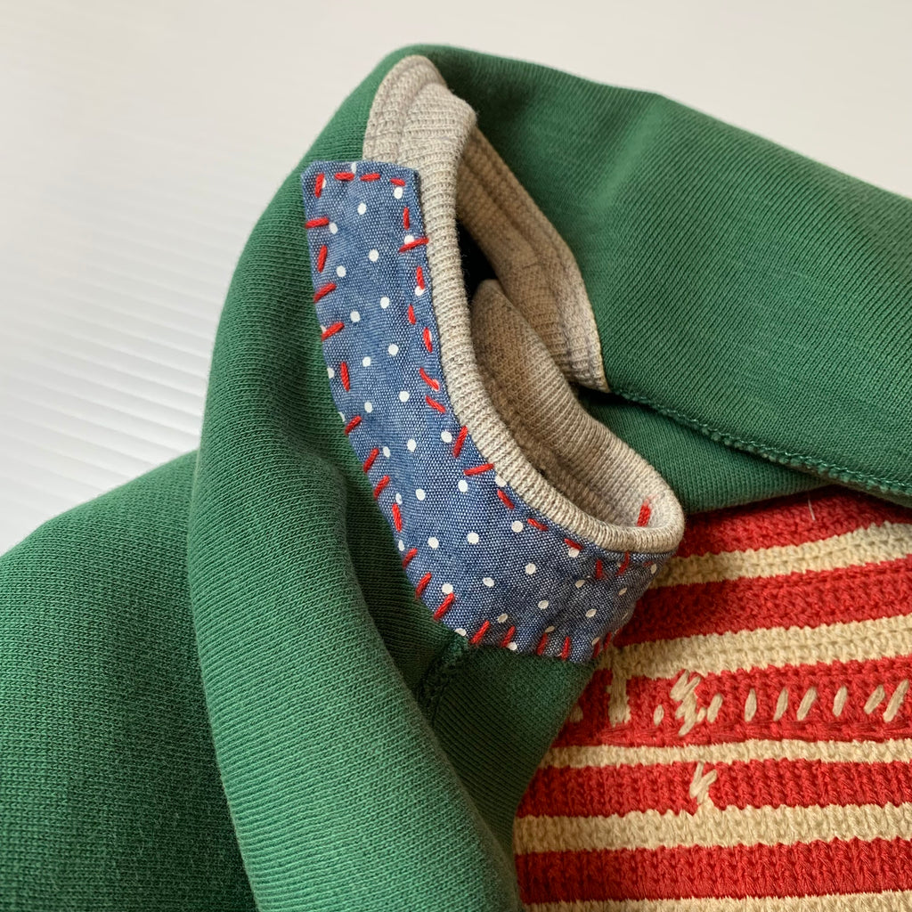 Polo Ralph Lauren Patchwork Sleeve Flag Crewneck S