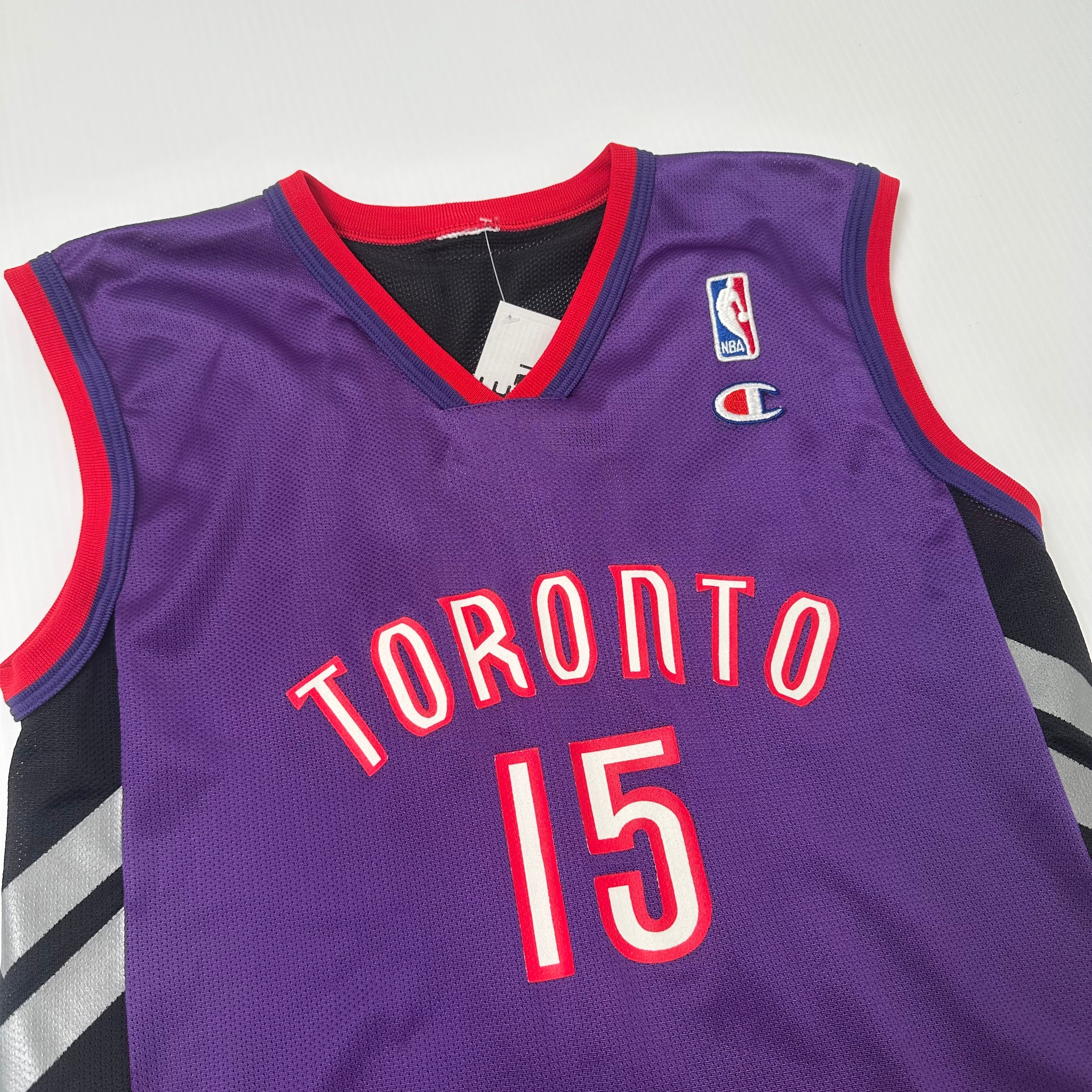 Vintage Champion Toronto Raptors Carter #15 NBA Jersey Youth M