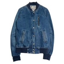 Load image into Gallery viewer, Nike Full Zip Denim Jacket S
