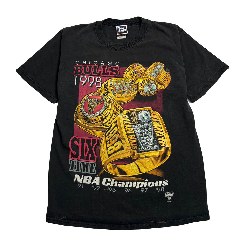 90s Pro Player Chicago Bulls Rings Tee M