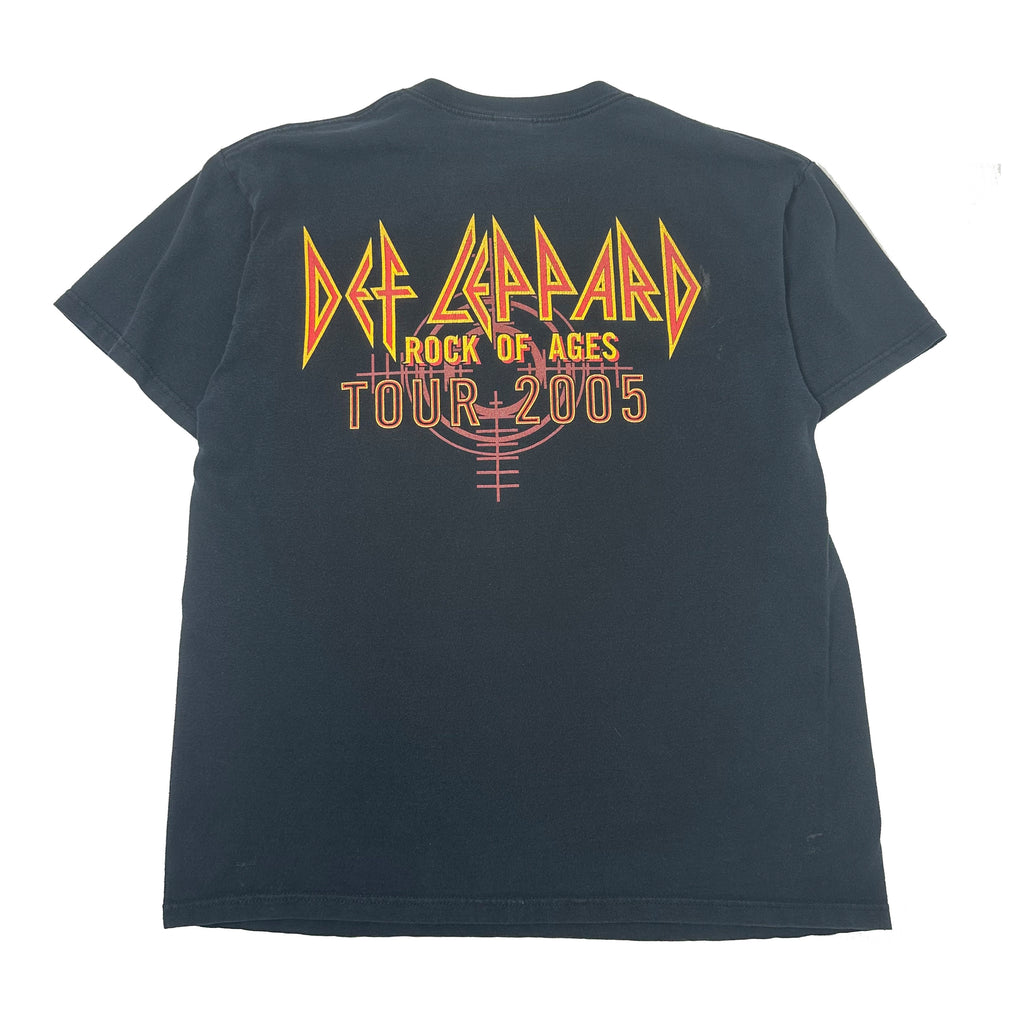 2005 Def Leppard Rock Of Ages Tour Tee L