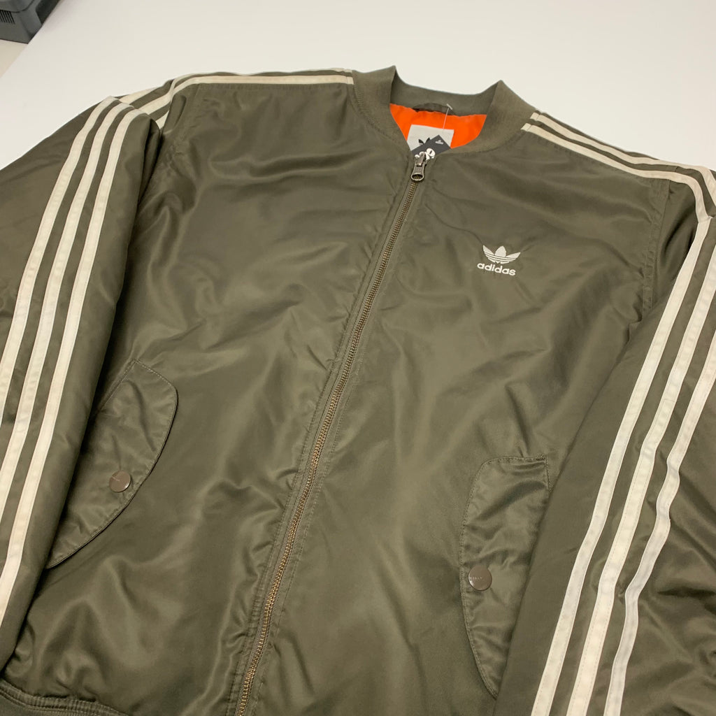 Adidas Olive Bomber Jacket M