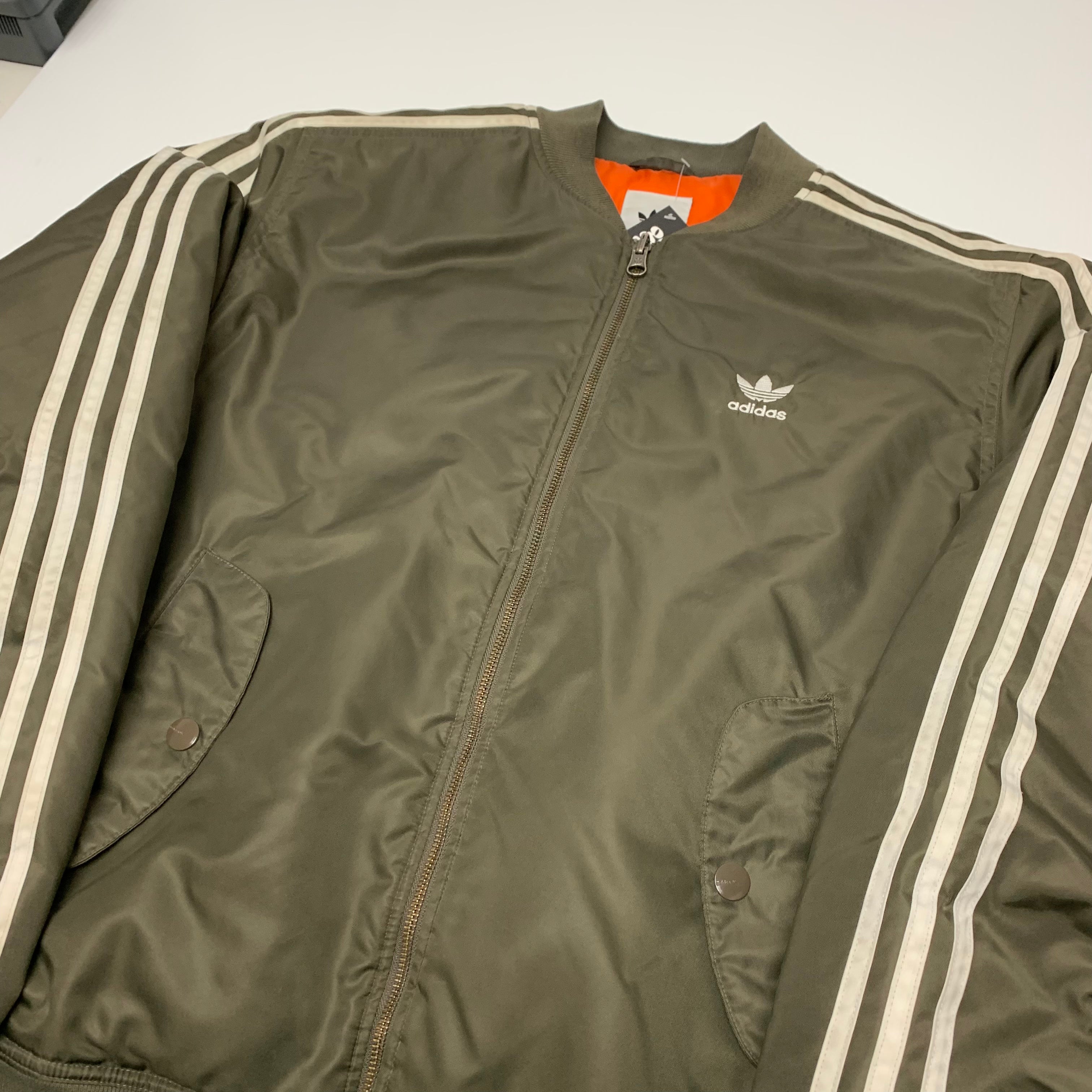 Adidas Olive Bomber Jacket M