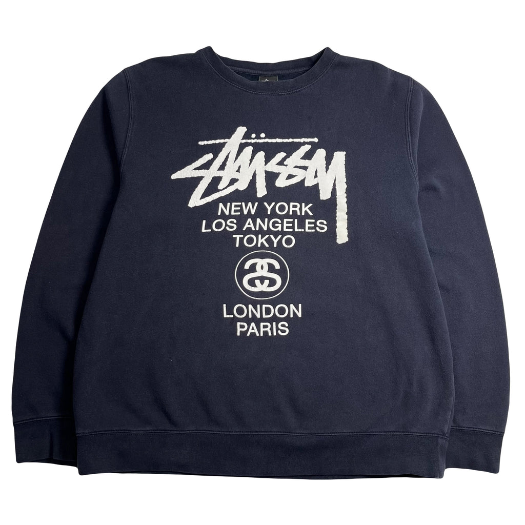 Stussy Cities Graphic Crewneck XL