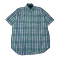 Vintage Alexander Julian Plaid Short Sleeve Button Up M