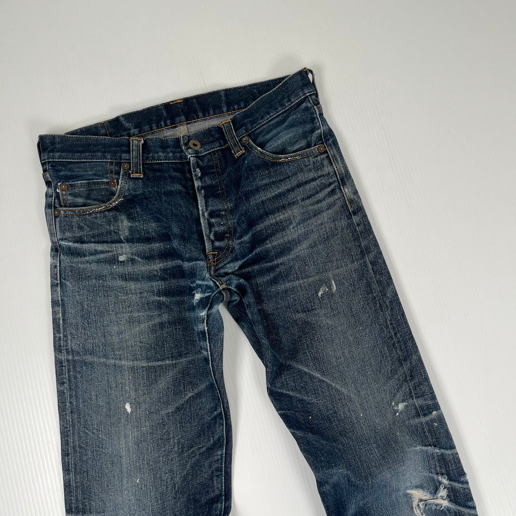 Japan Blue Selvedge Medium Wash Denim 31