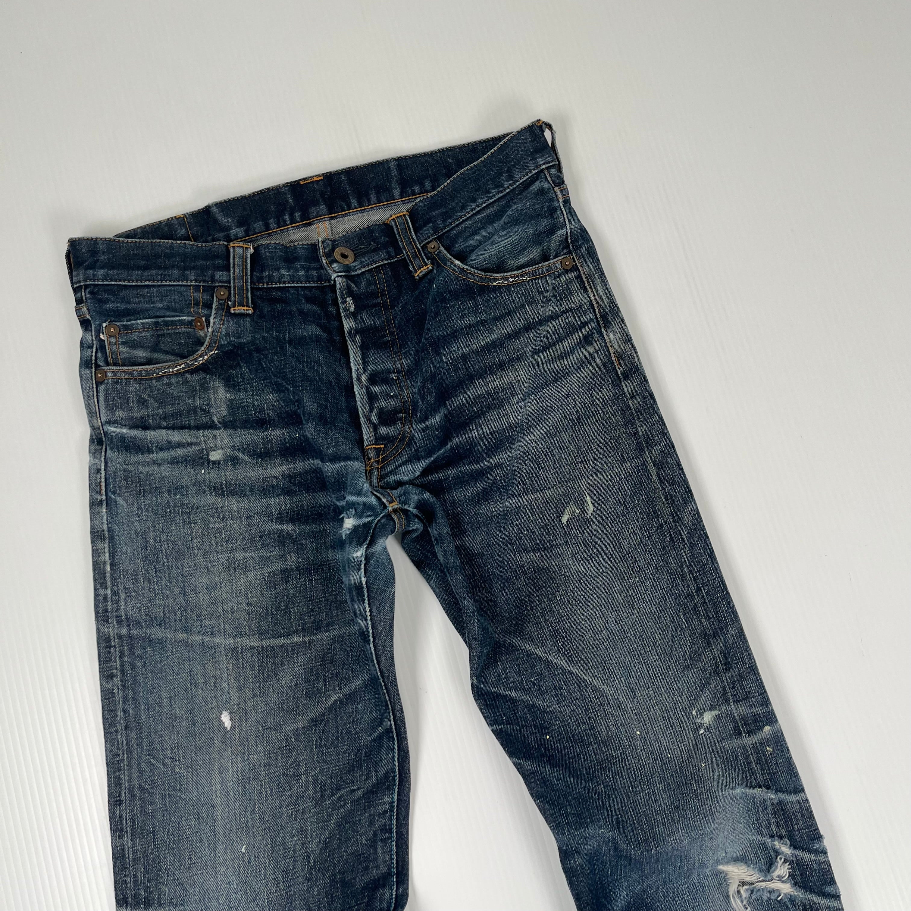 Japan Blue Selvedge Medium Wash Denim 31