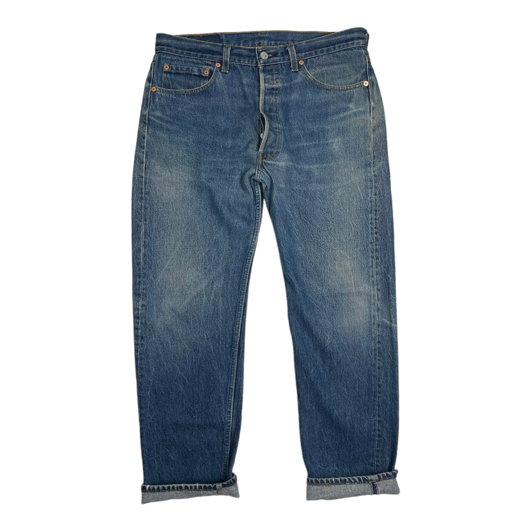 80s Levi's 501xx Medium Wash Denim 35