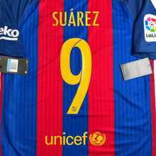 Load image into Gallery viewer, 2016-17 Nike Barcelona Suarez Home Kit M
