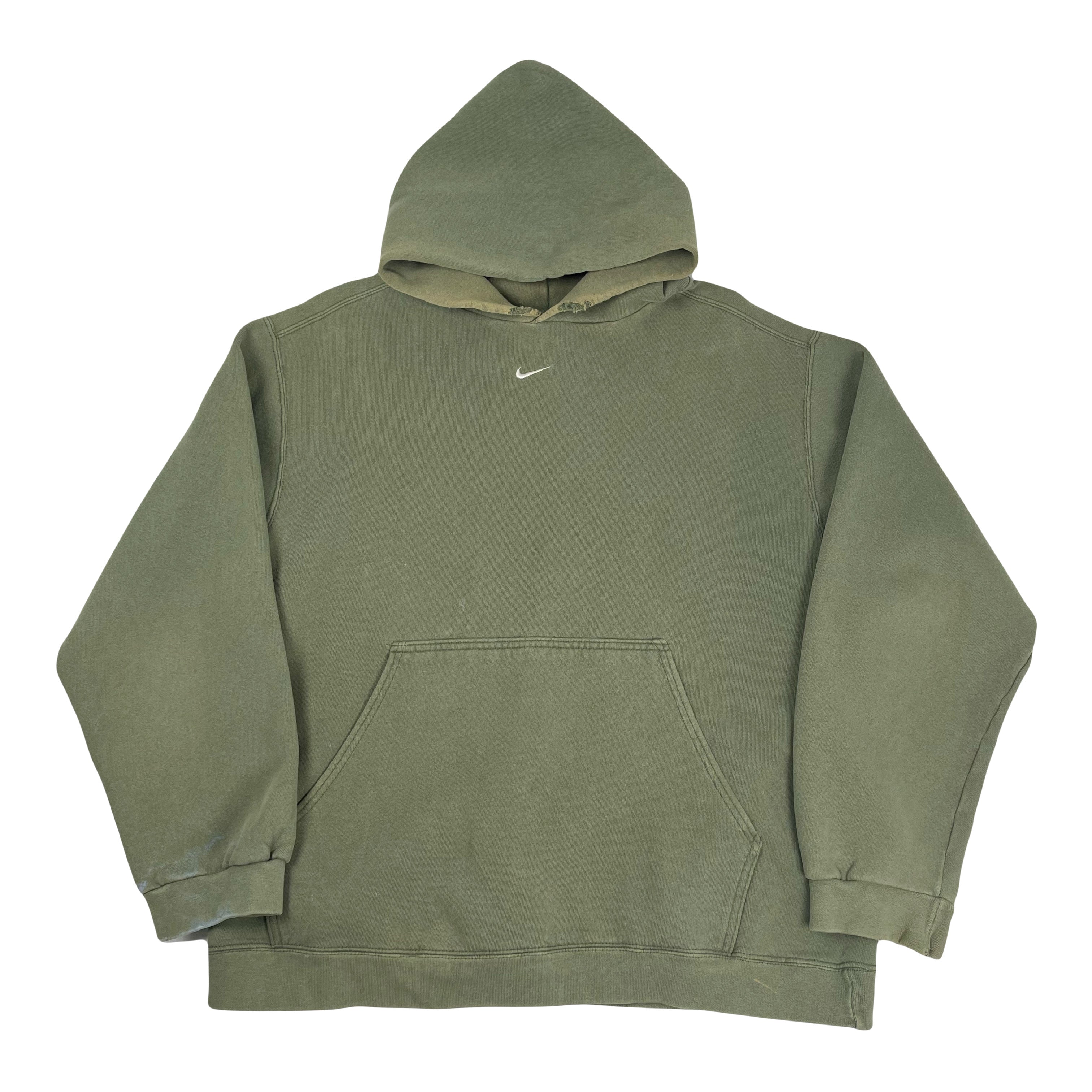 90s Nike Center Swoosh Hoodie L