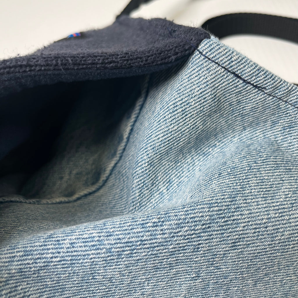Rework Patagonia Sherpa Denim Side Bag