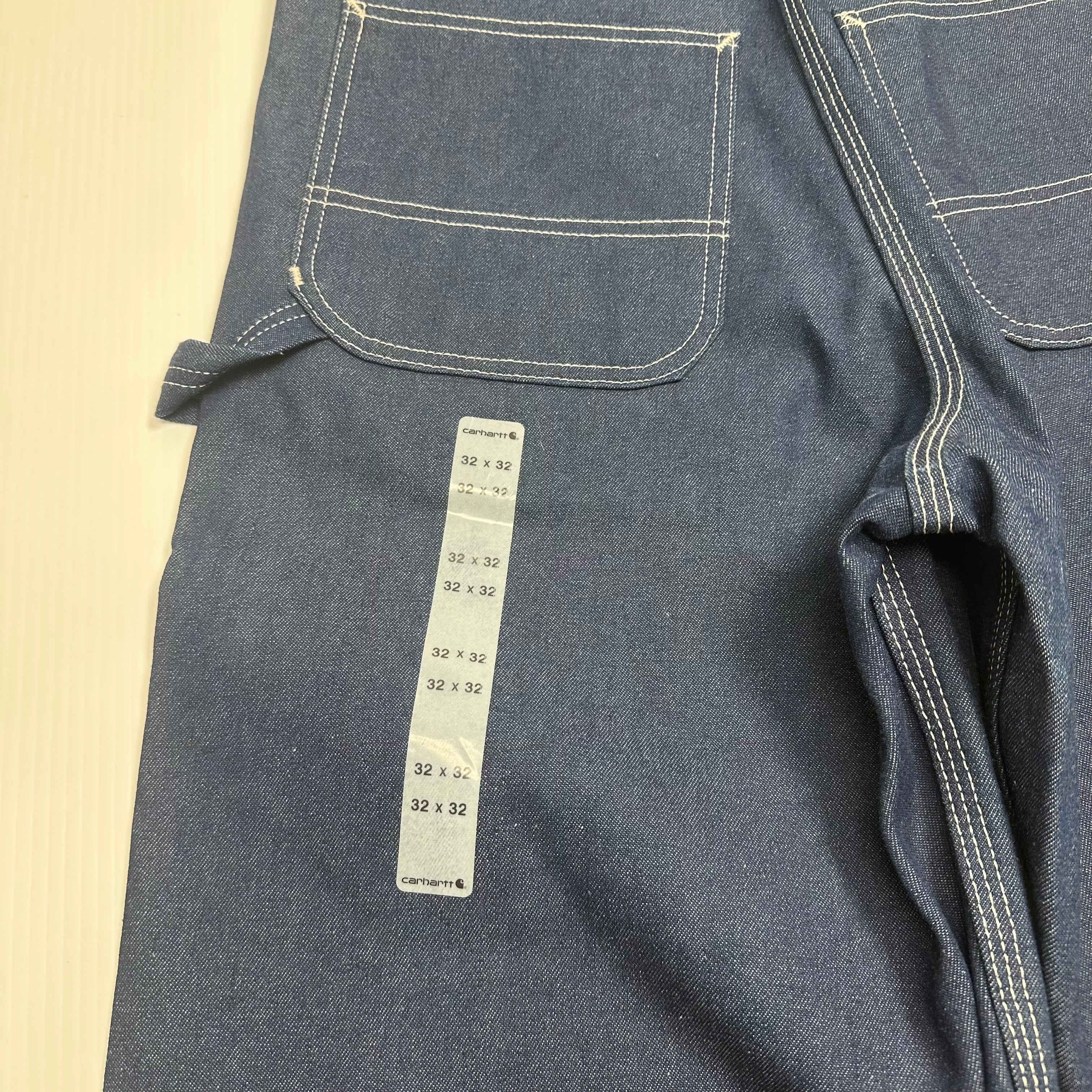 Carhartt Dark Wash Denim Overalls 32x32