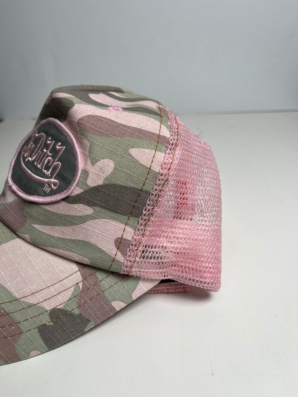 Y2K Von Dutch Camo Trucker Hat