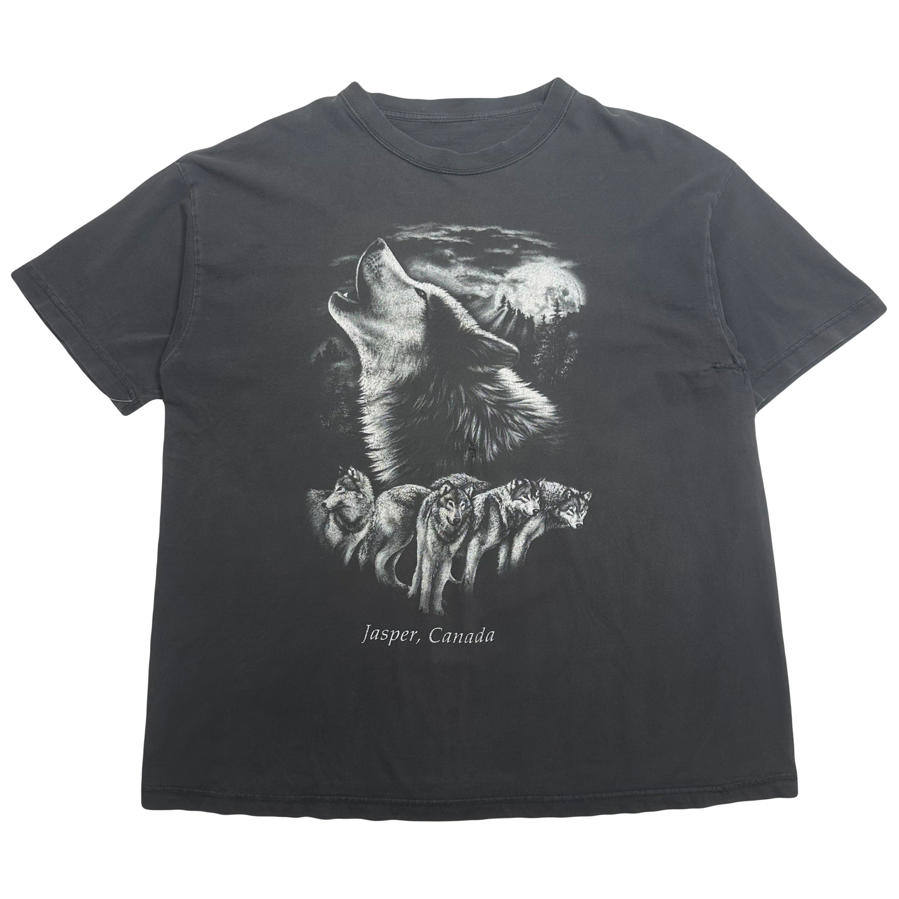 Vintage Jasper Canada Wolves Graphic Tee XL