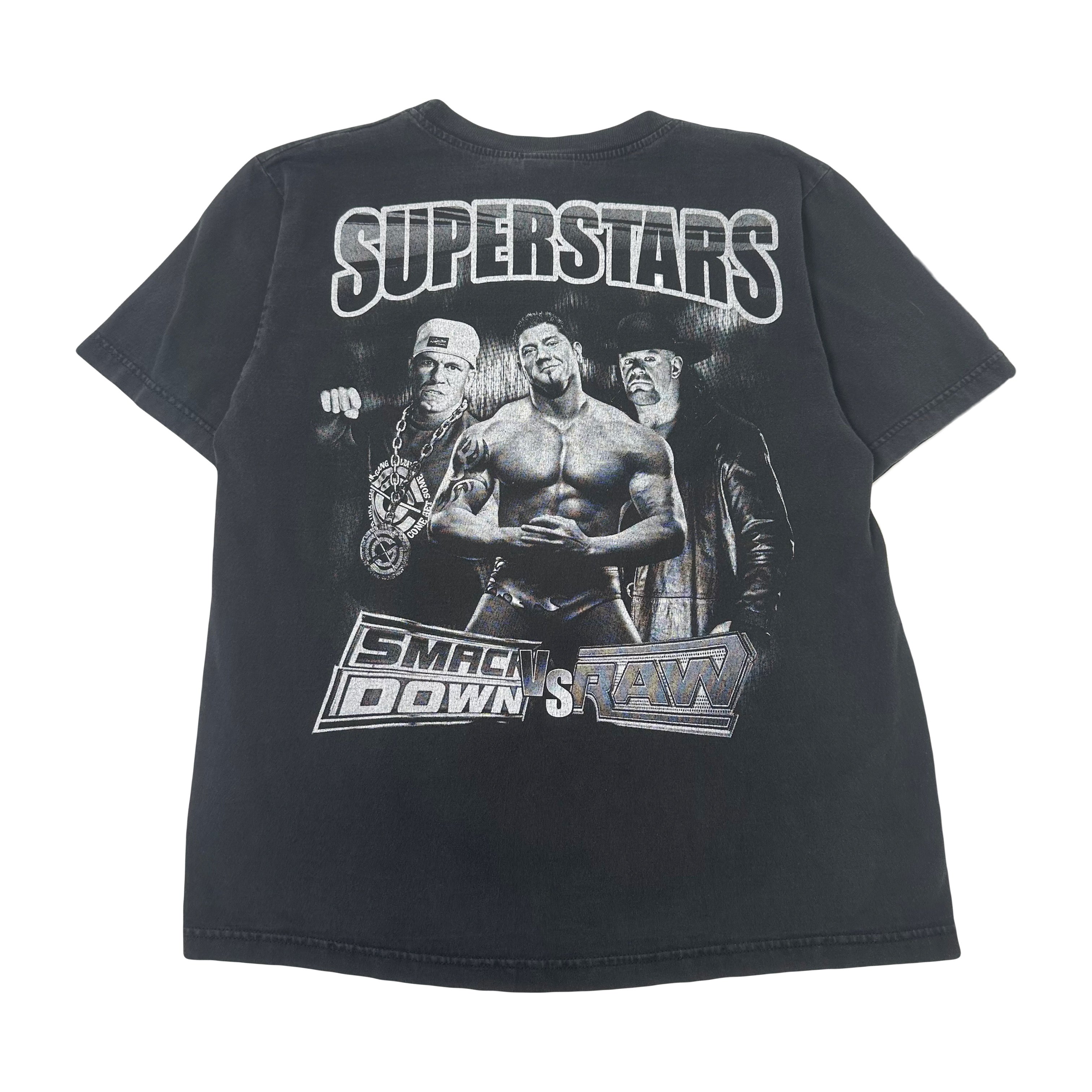 WWE Smack Down vs. RAW Wrestling Tee M